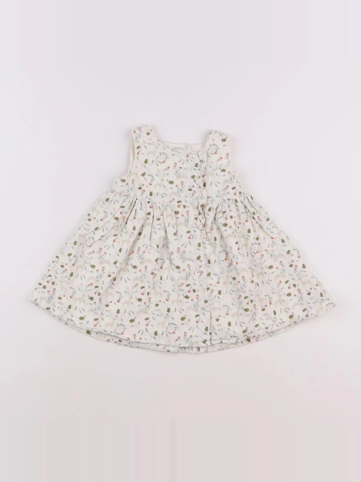 Boutchou - robe multicolore - 3 mois