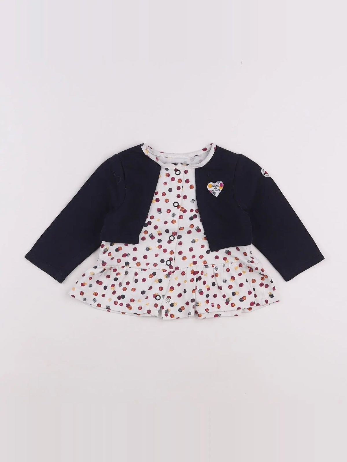 Terre de marins - tee-shirt bleu - 6 mois