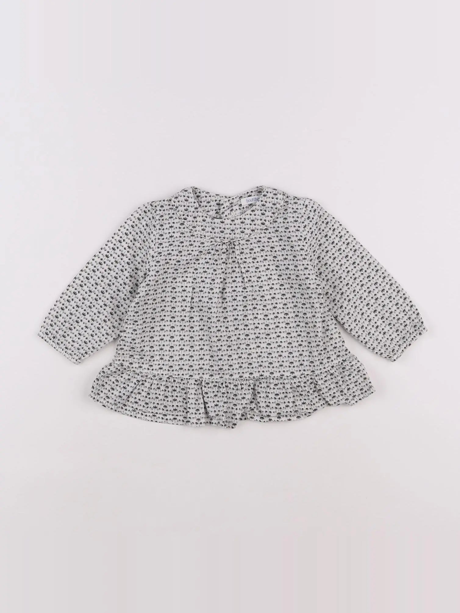 Boutchou - blouse multicolore - 6 mois