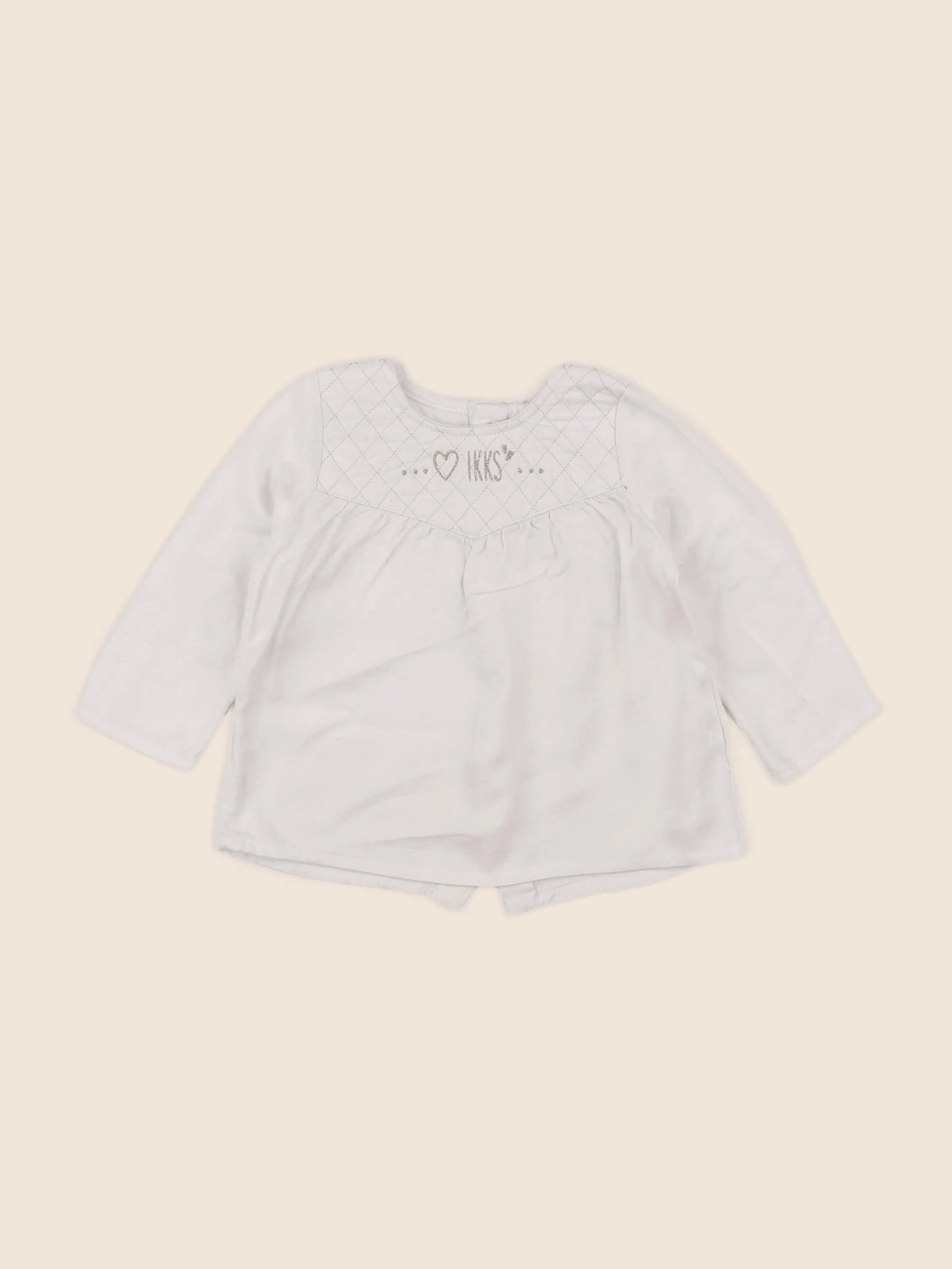 IKKS - blouse beige - 12 mois