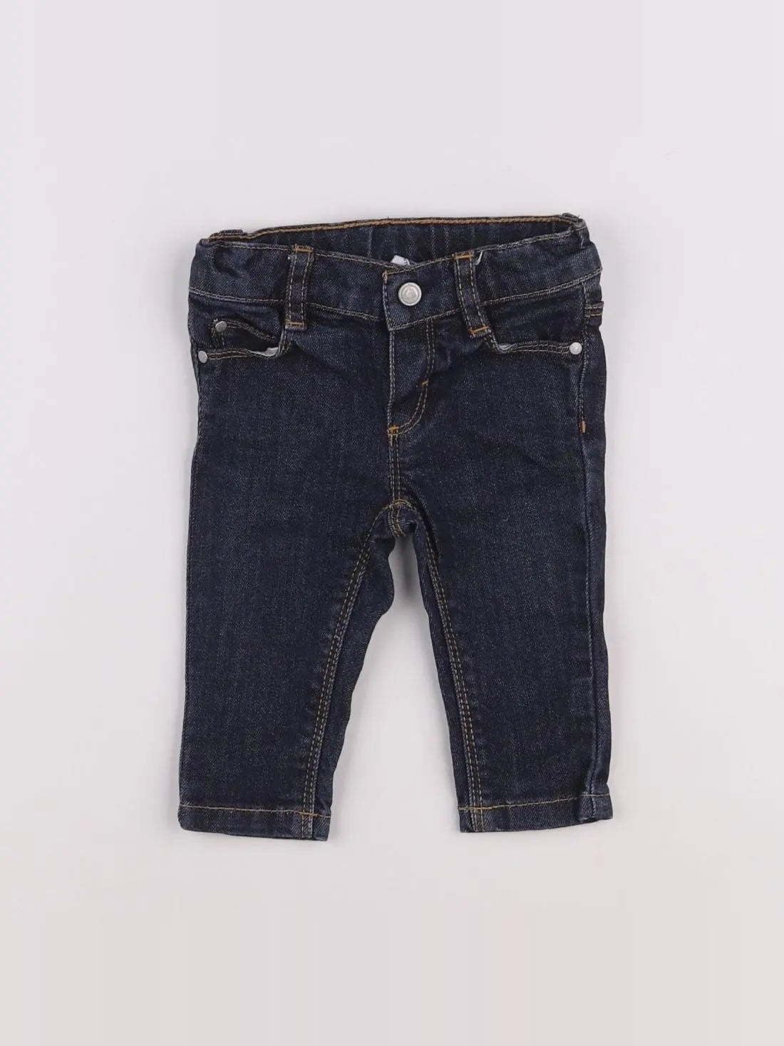 Petit Bateau - jean bleu - 3 mois