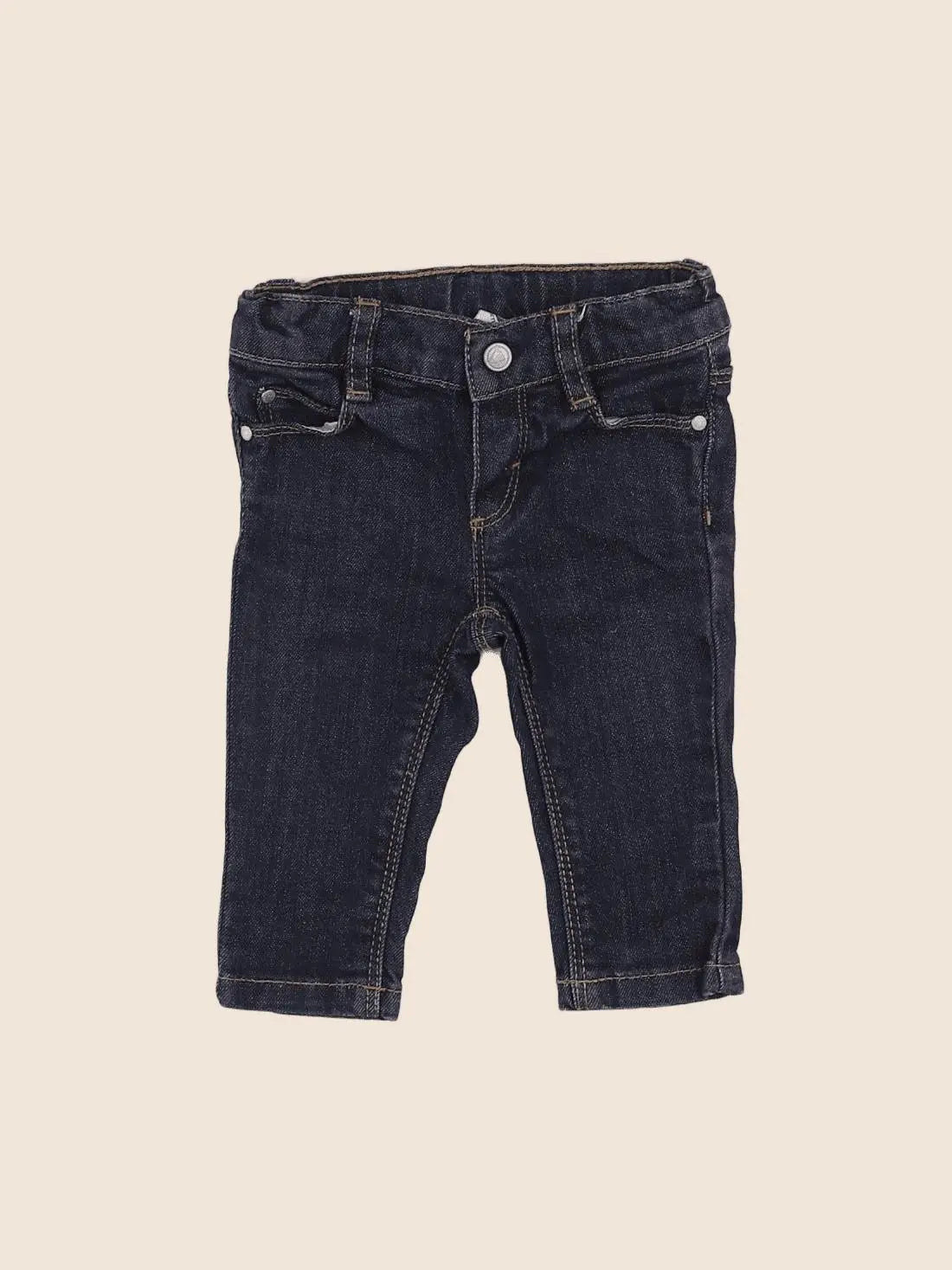 Petit Bateau - jean bleu - 3 mois