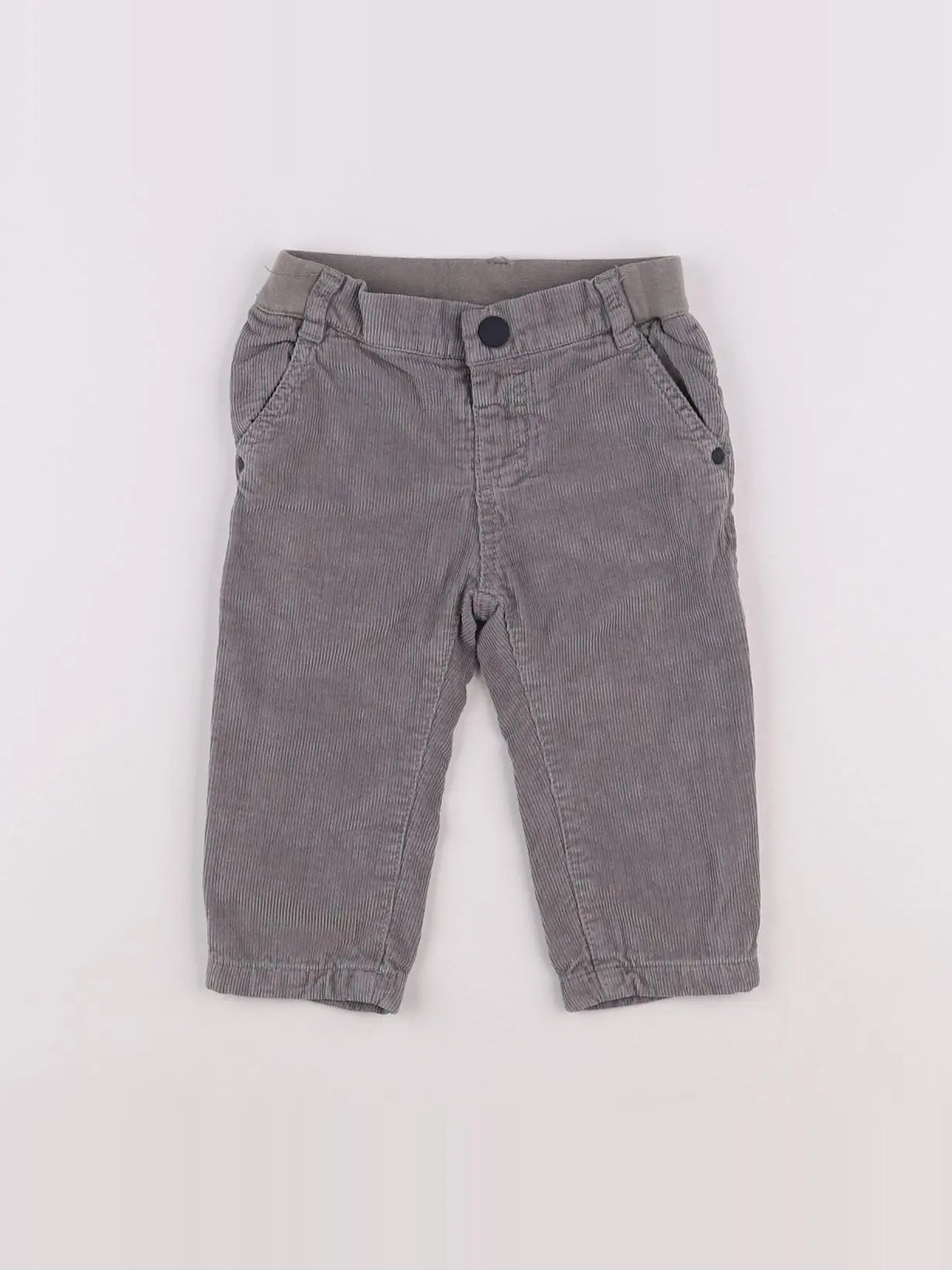 Jacadi - pantalon doublé gris - 12 mois