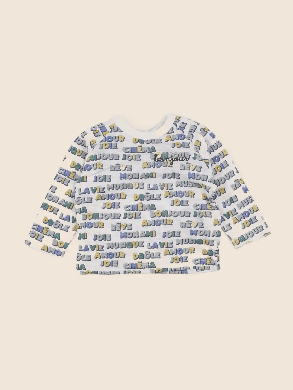 Boutchou - tee-shirt multicolore - 6 mois