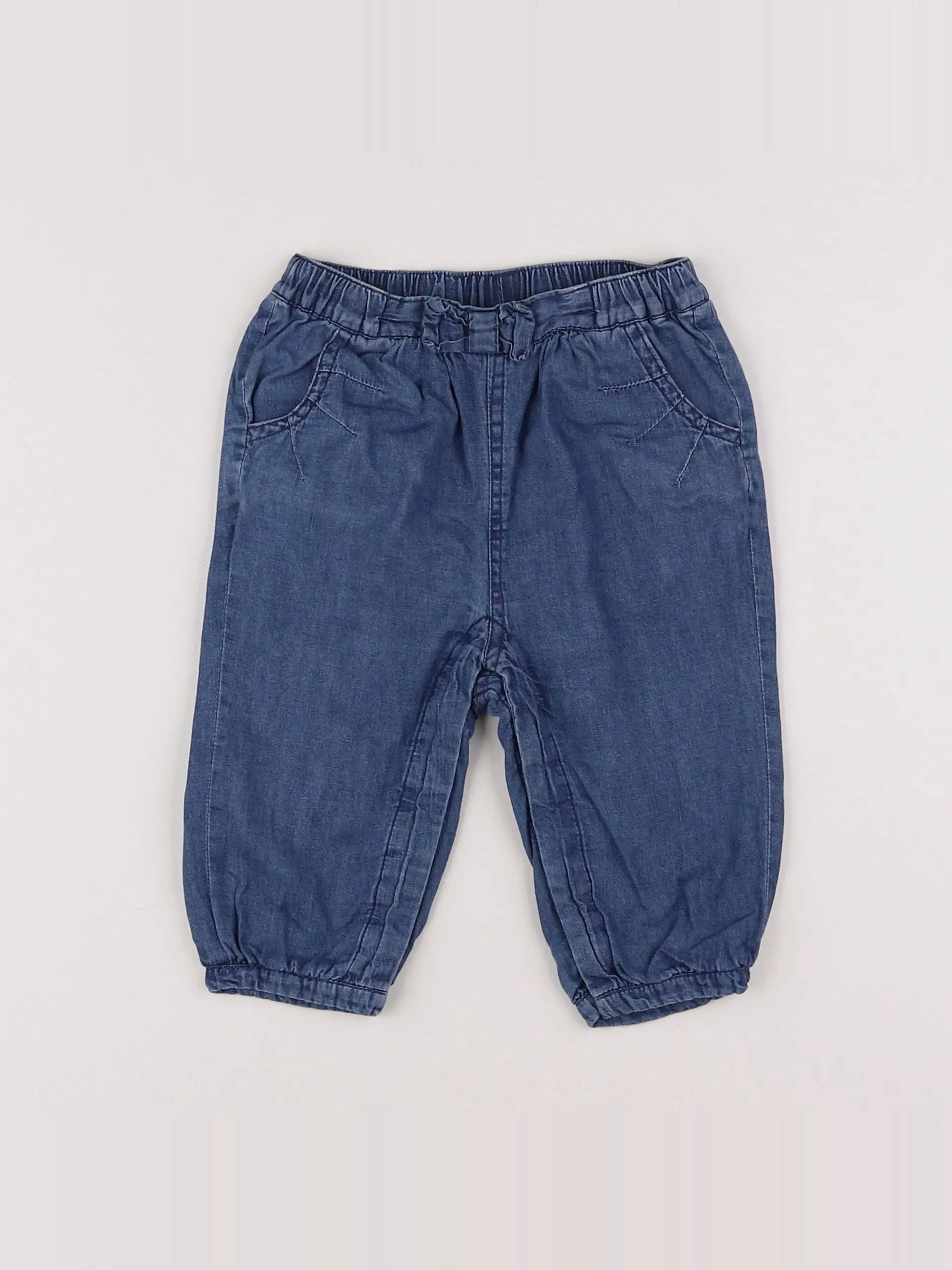 Tape à l'oeil - pantalon bleu - 6 mois