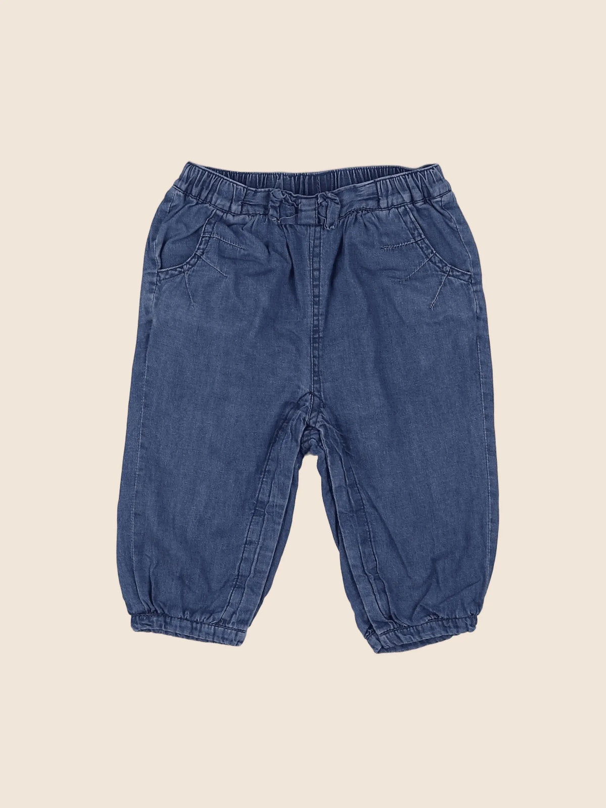 Tape à l'oeil - pantalon bleu - 6 mois