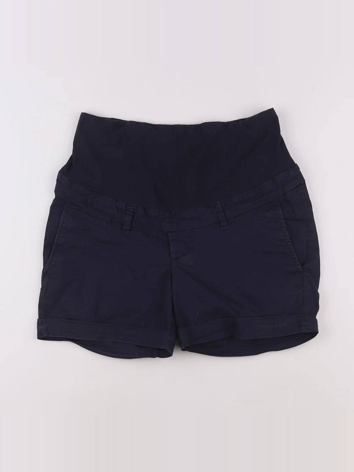 H&M - short grossesse bleu - 38