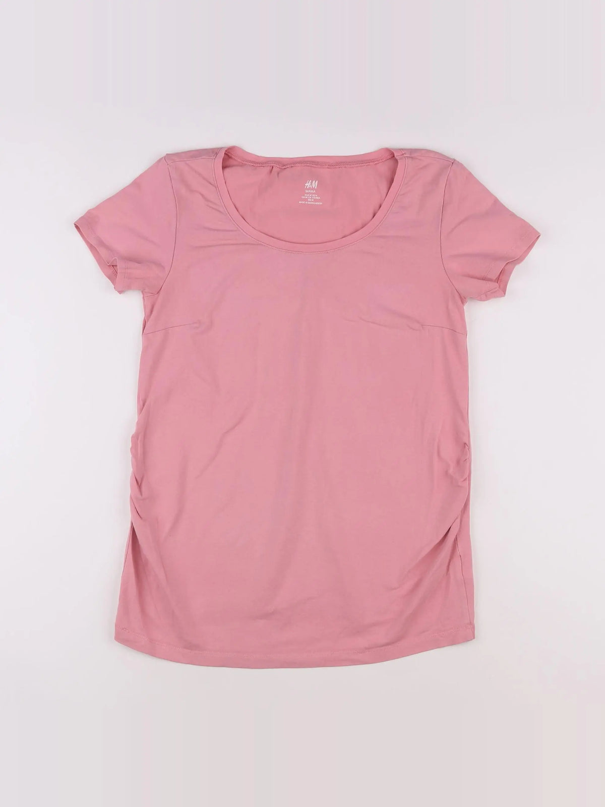 H&M - tee-shirt rose - 40