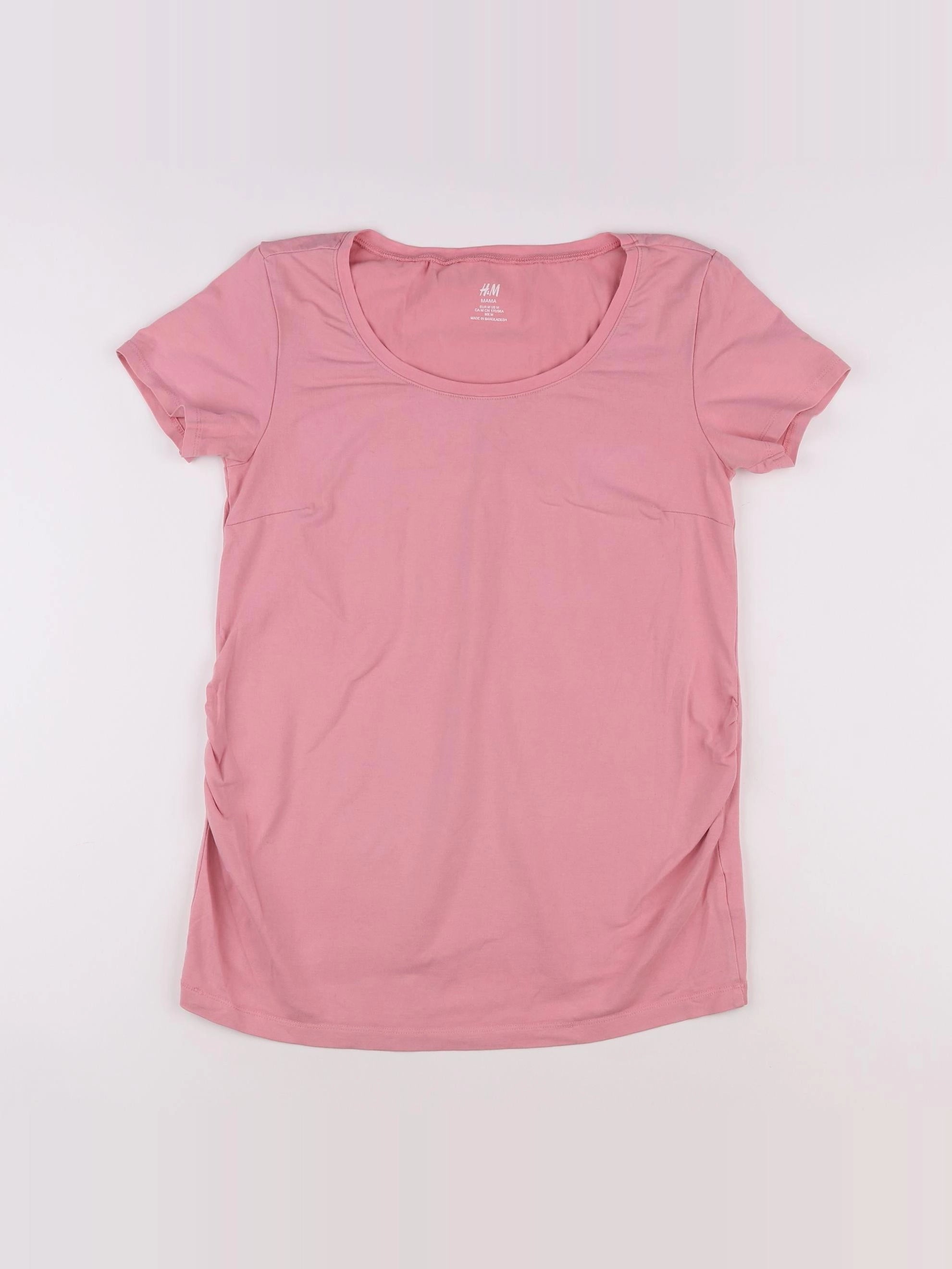 H&M - tee-shirt rose - 40
