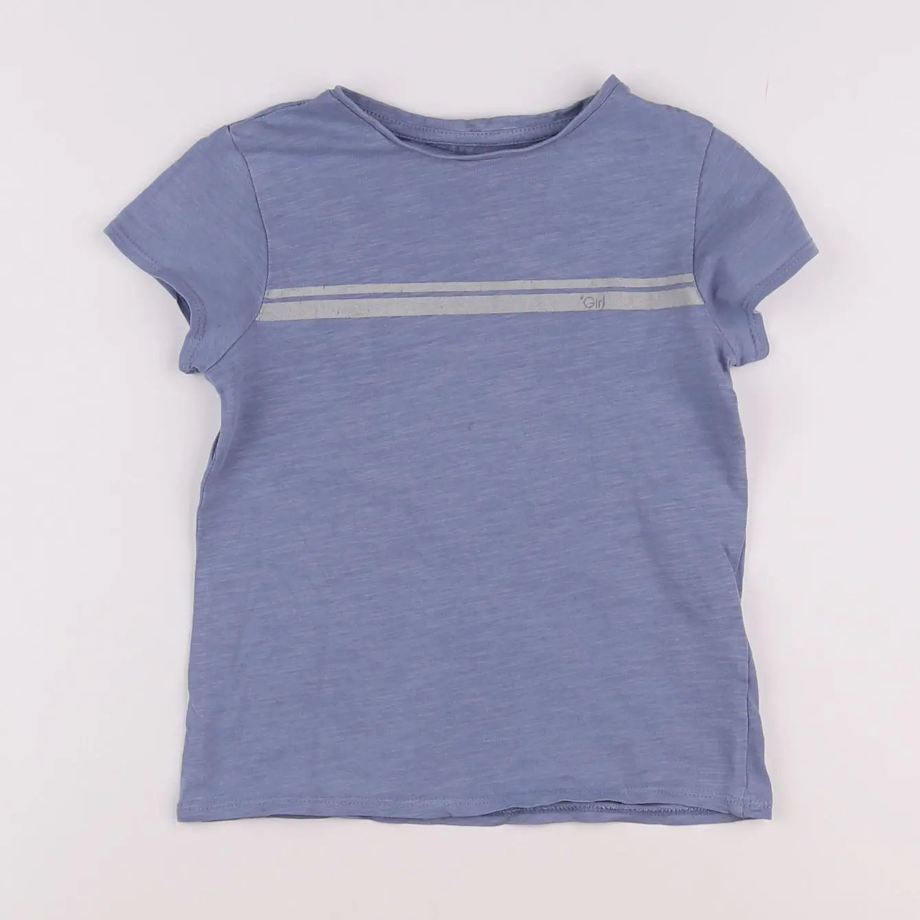 Vertbaudet - tee-shirt bleu - 6 ans