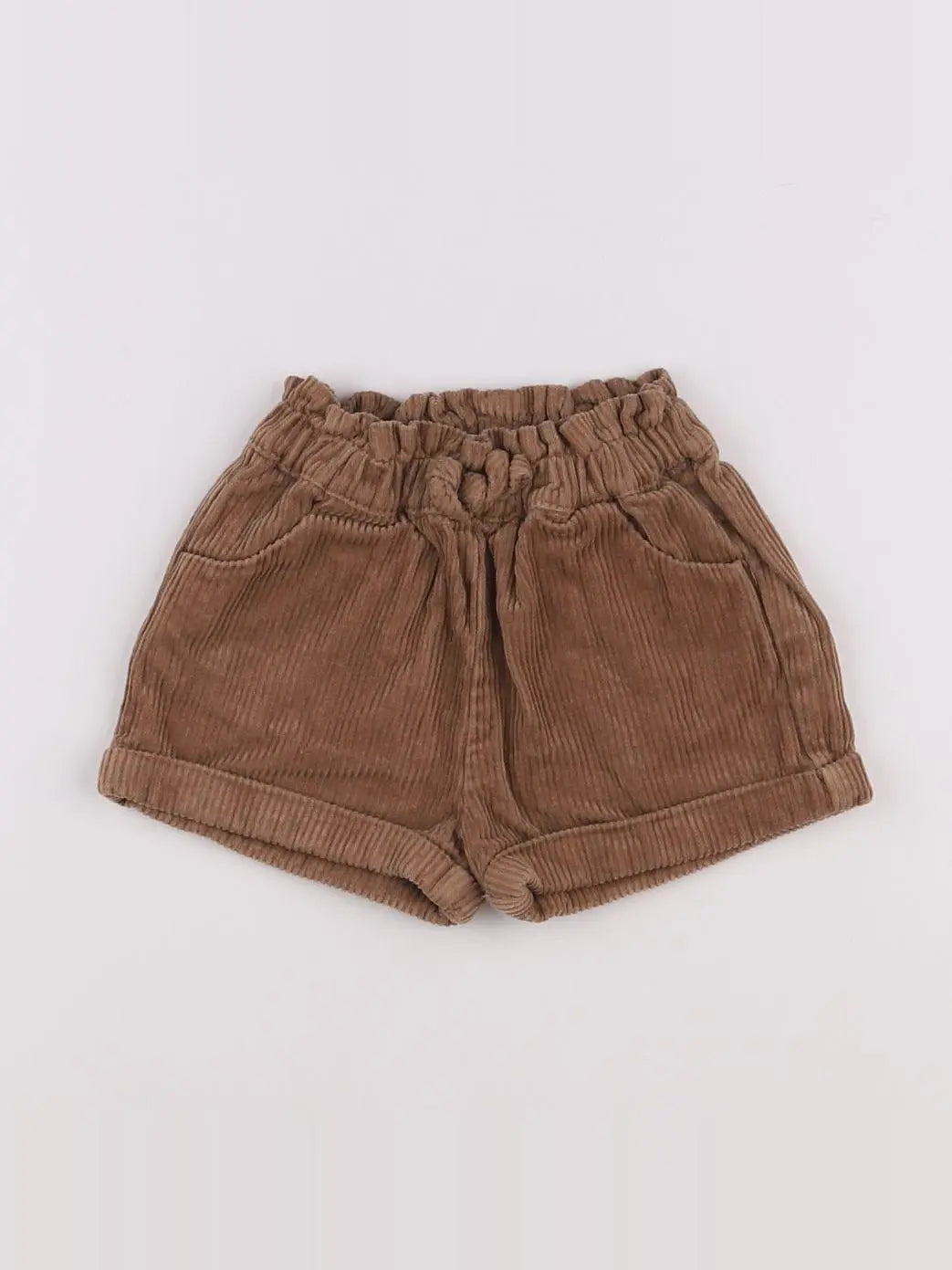 Vertbaudet - short marron - 12 mois