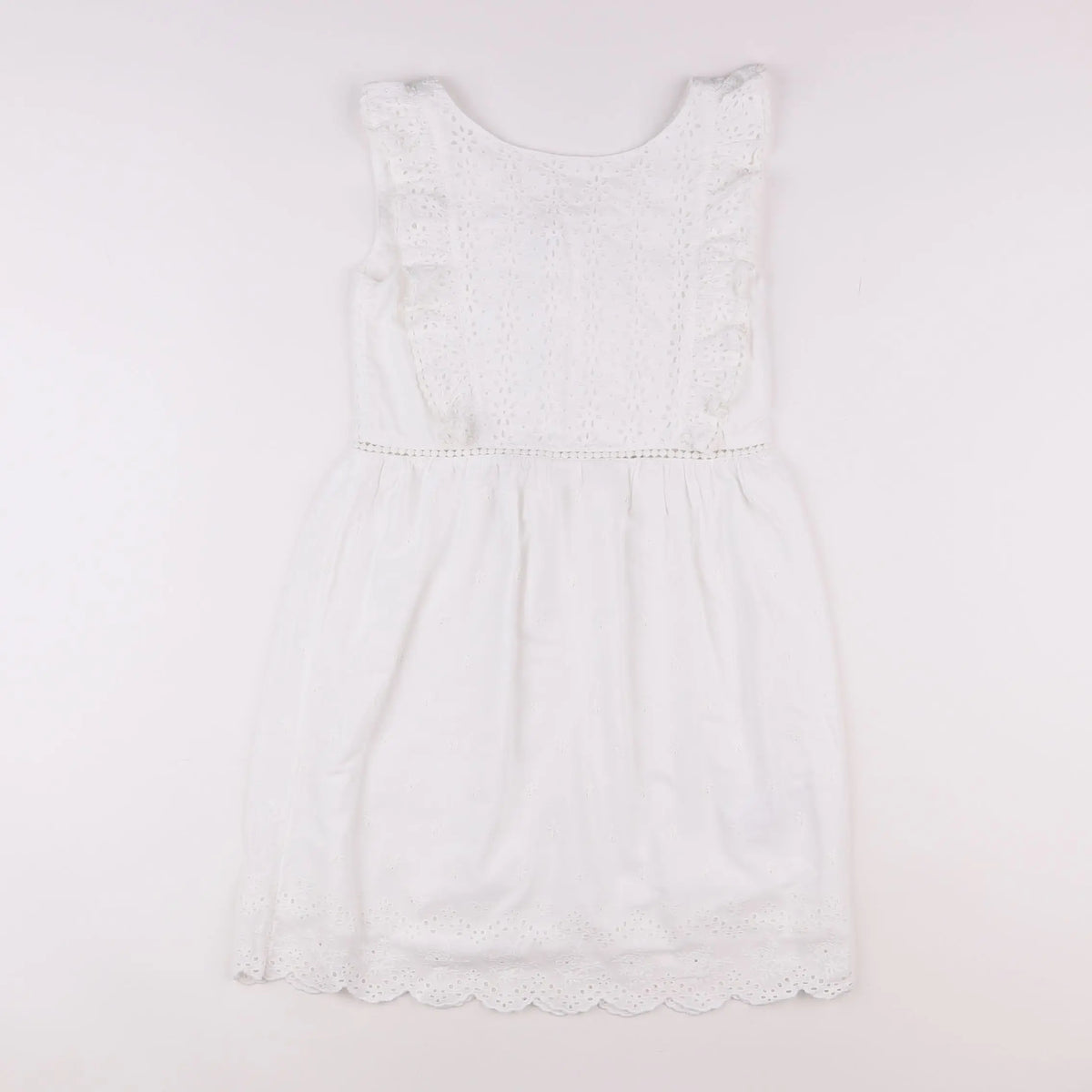 Vertbaudet - robe blanc - 8 ans