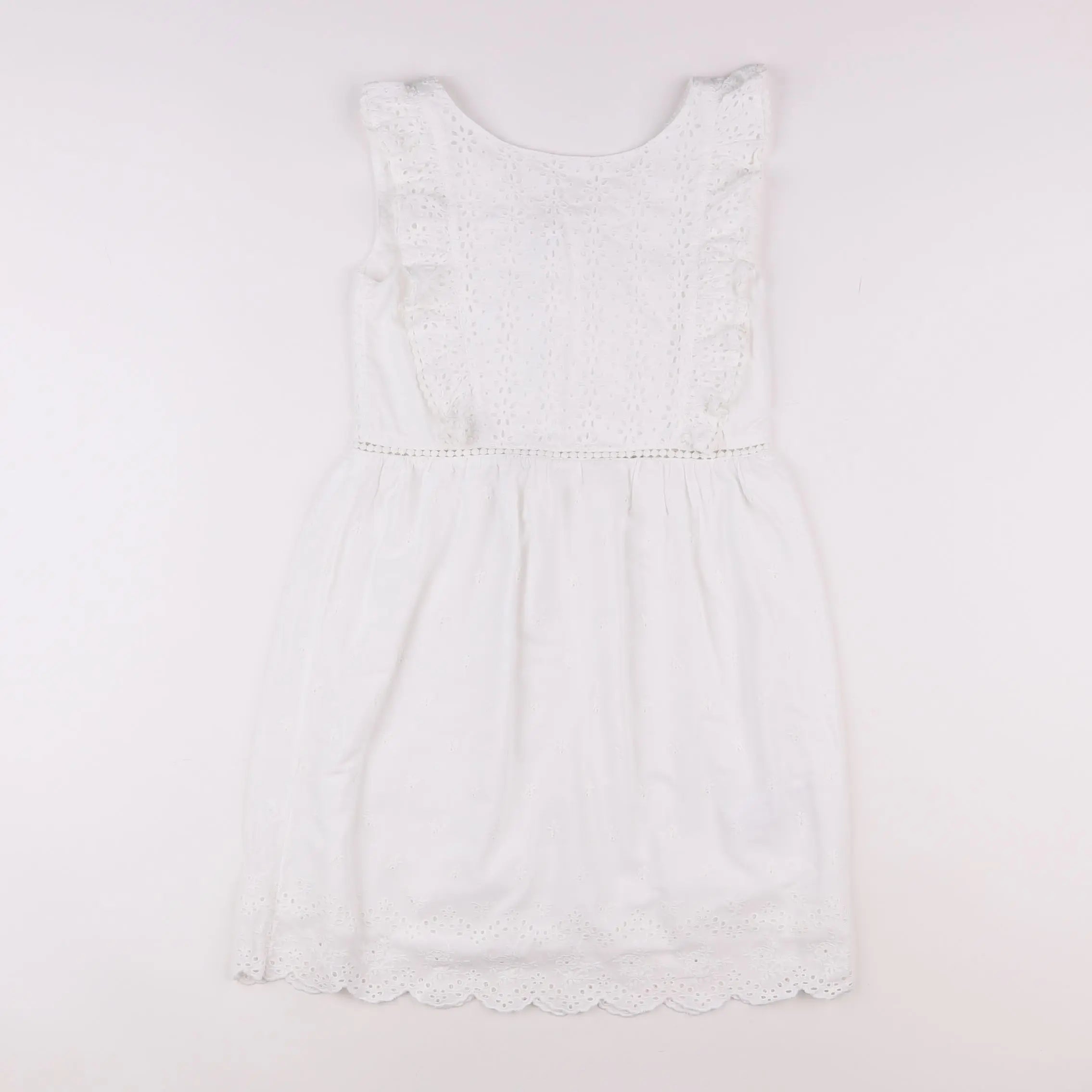 Vertbaudet - robe blanc - 8 ans
