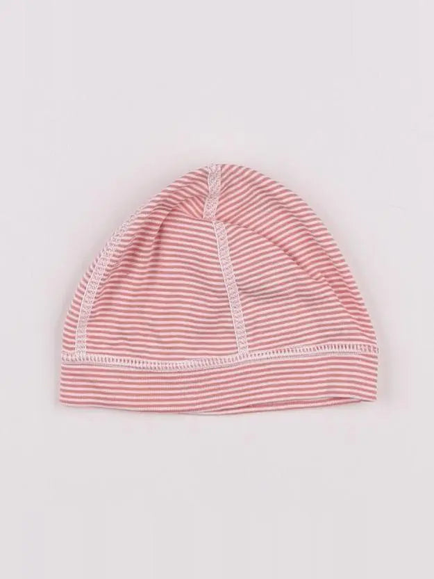 Petit Bateau - bonnet de naissance rouge - 9 mois