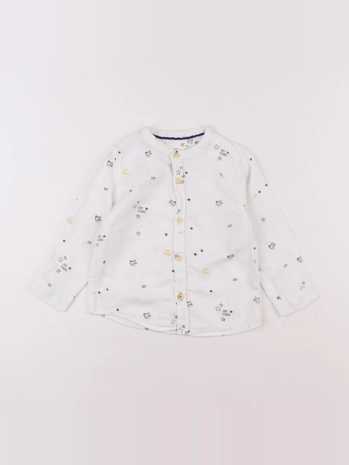 Zara - chemise blanc - 12/18 mois