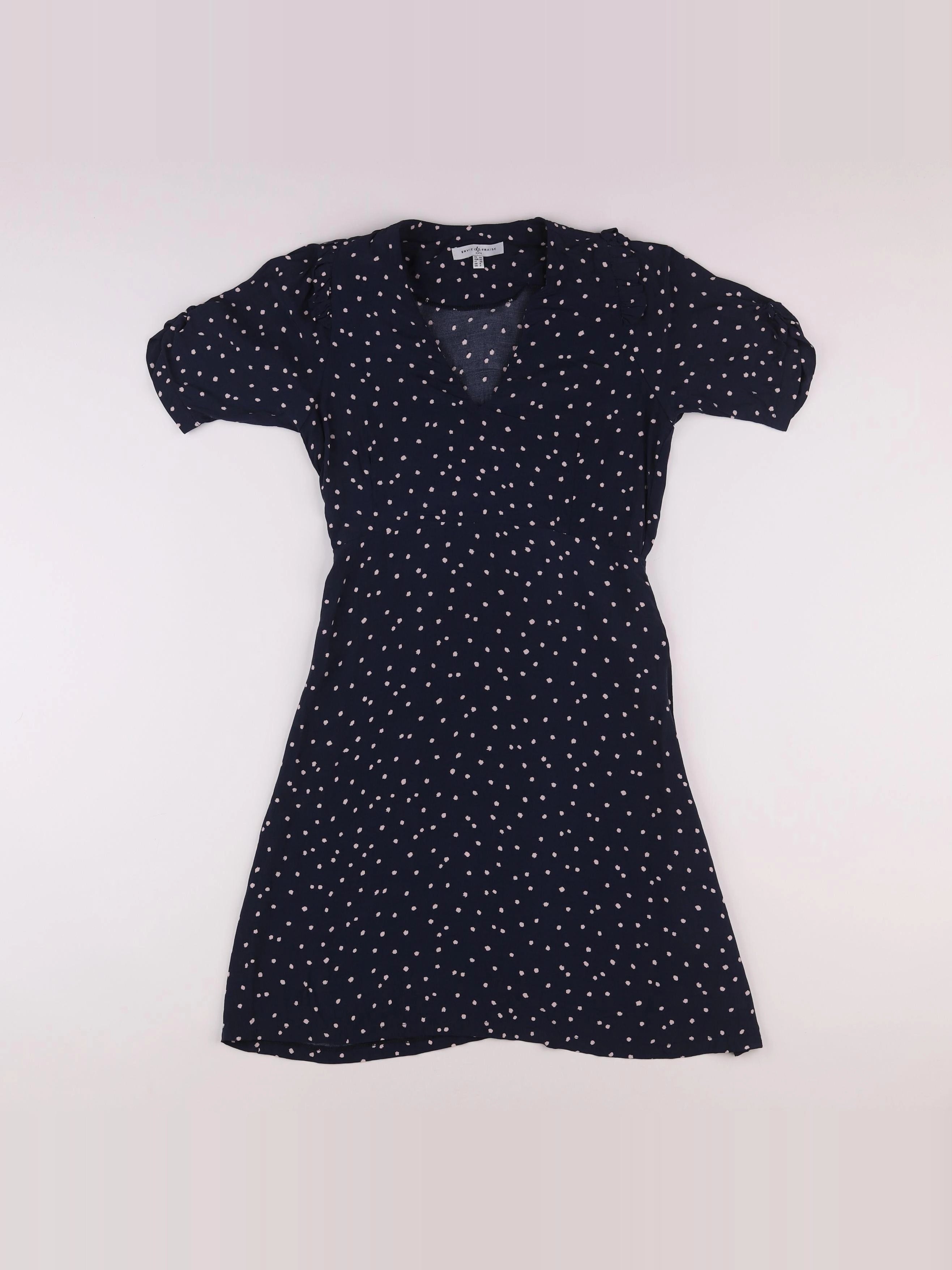 Envie de fraise - robe bleu - 34