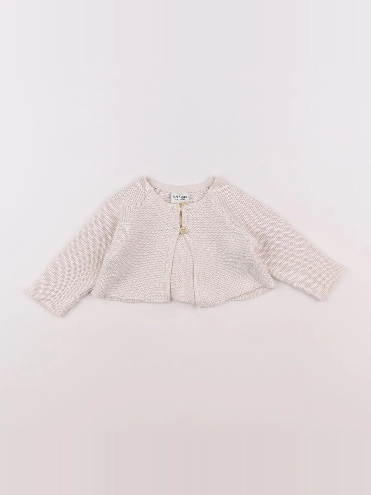 Tape à l'oeil - gilet beige - 6 mois