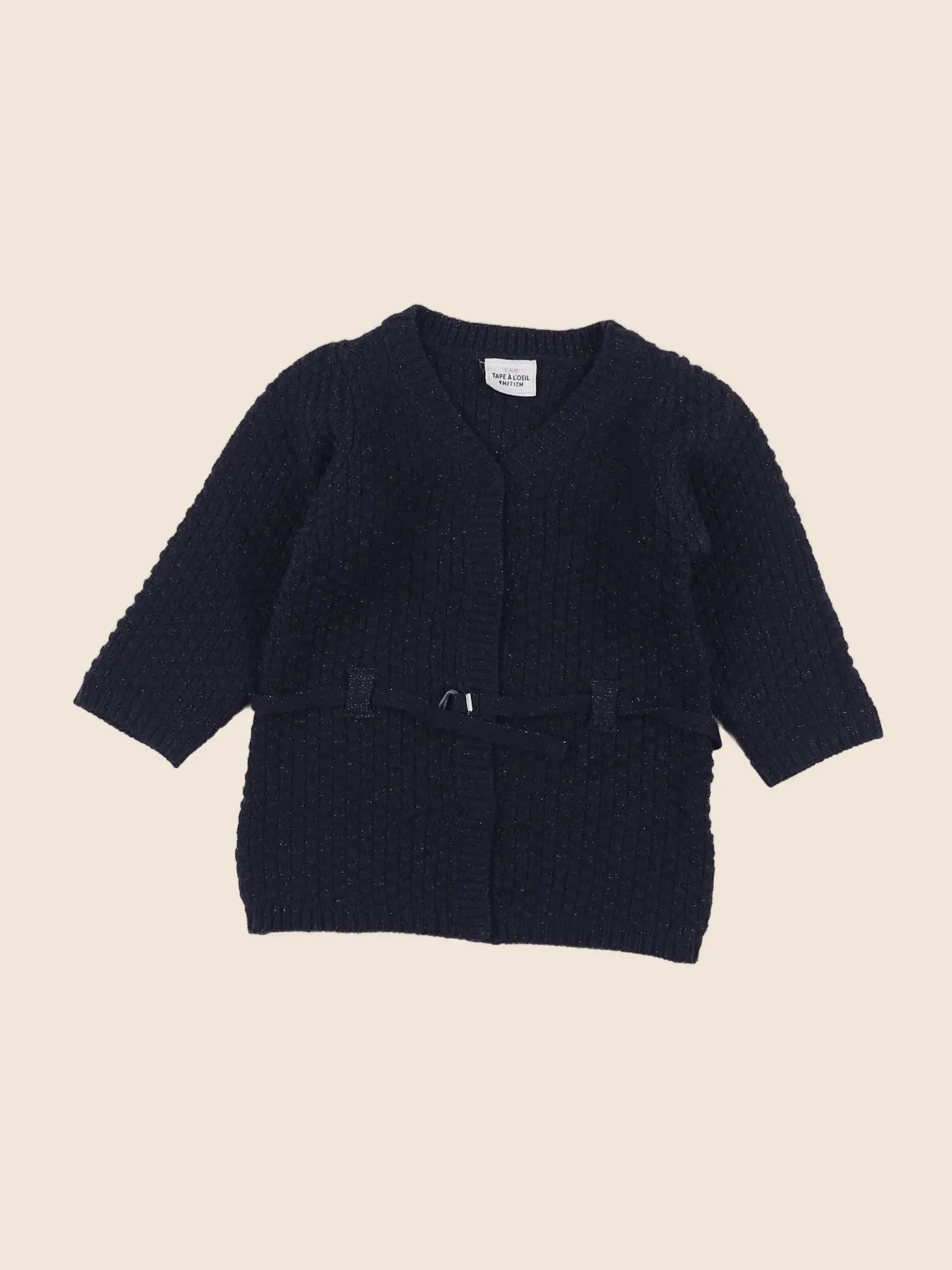 Tape à l'oeil - gilet bleu - 9 mois