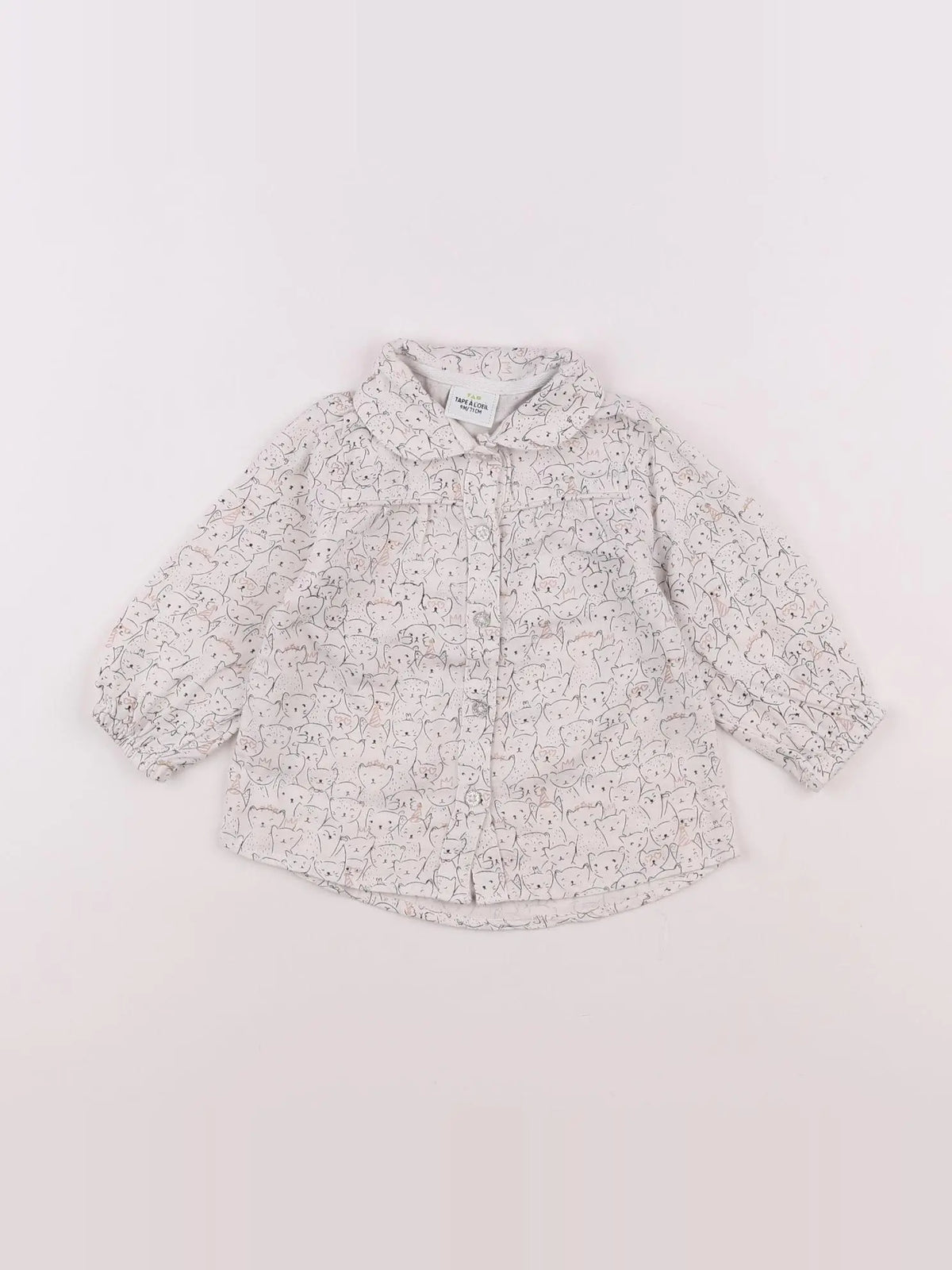 Tape à l'oeil - blouse beige - 9 mois