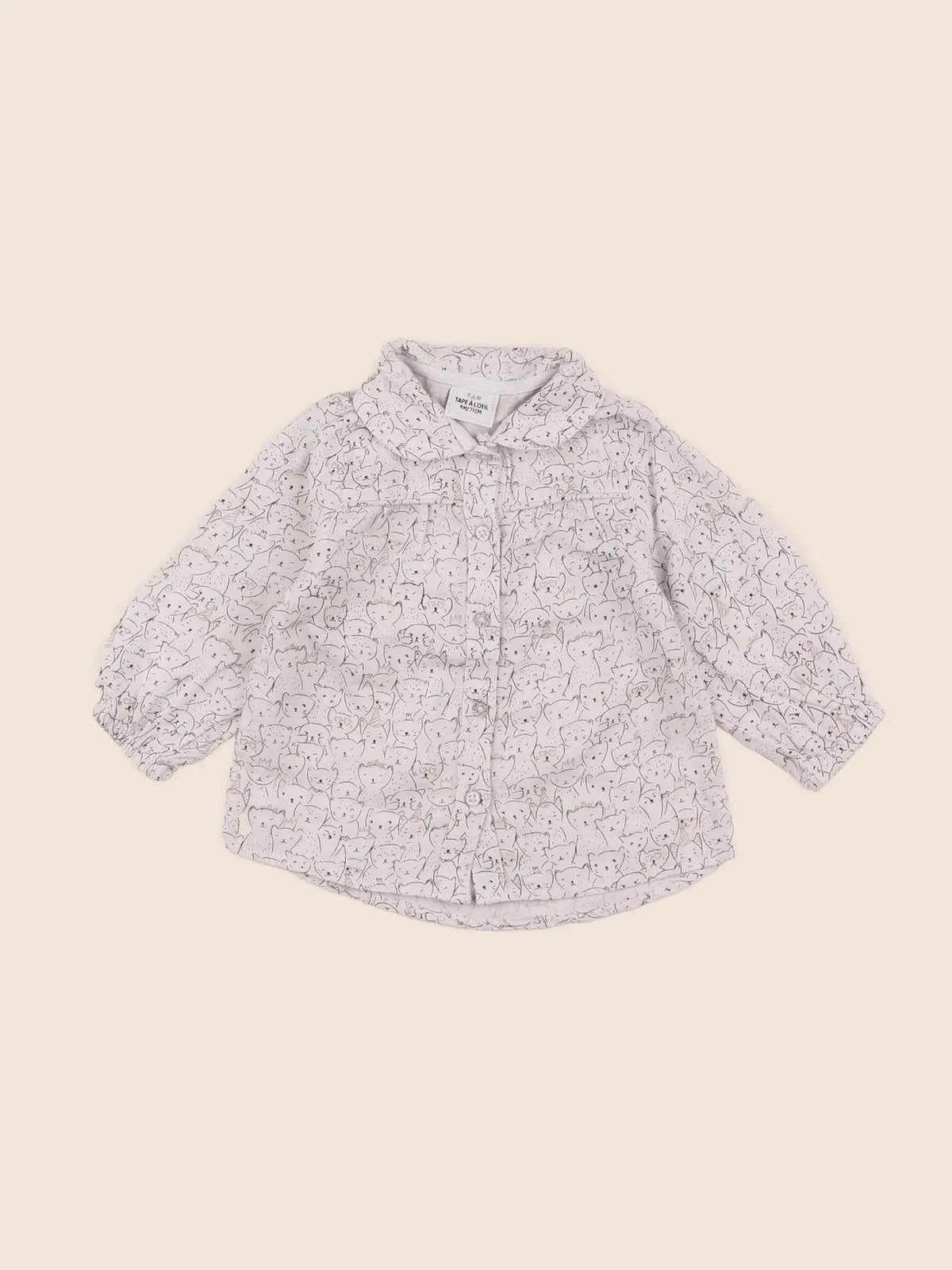 Tape à l'oeil - blouse beige - 9 mois