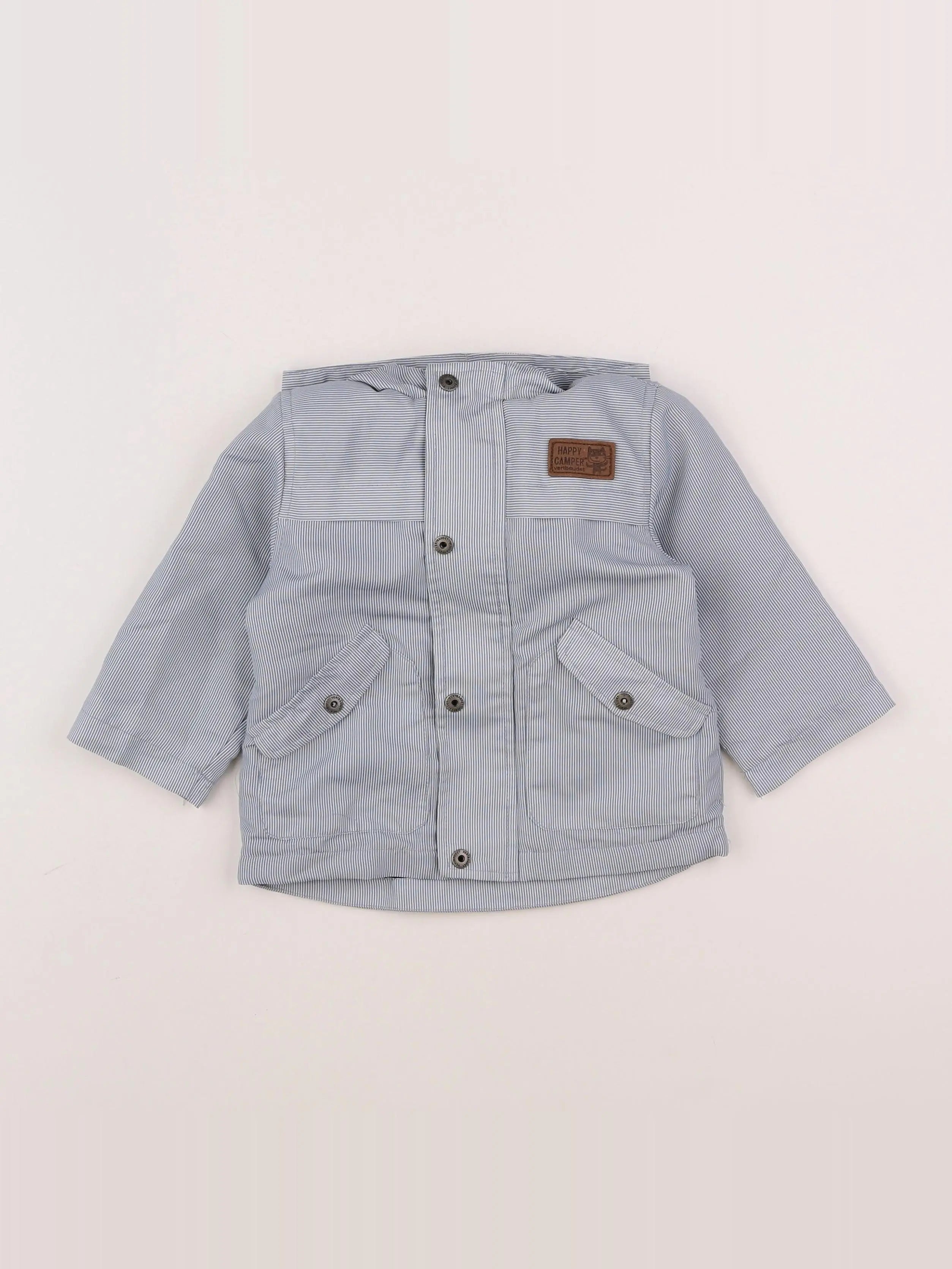 Vertbaudet - veste bleu - 12 mois