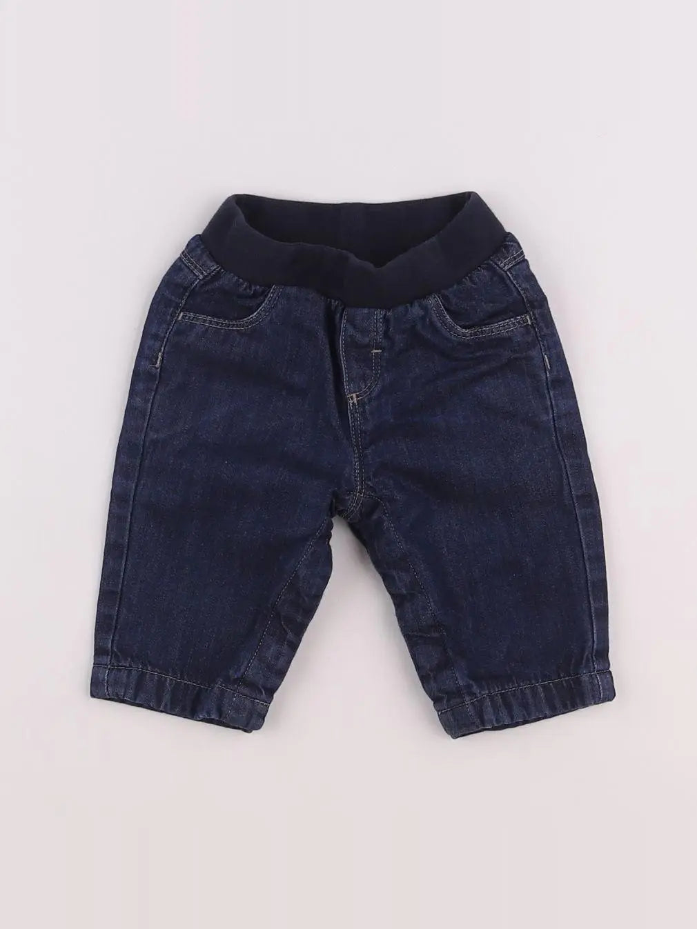Petit Bateau - jean bleu - 1 mois