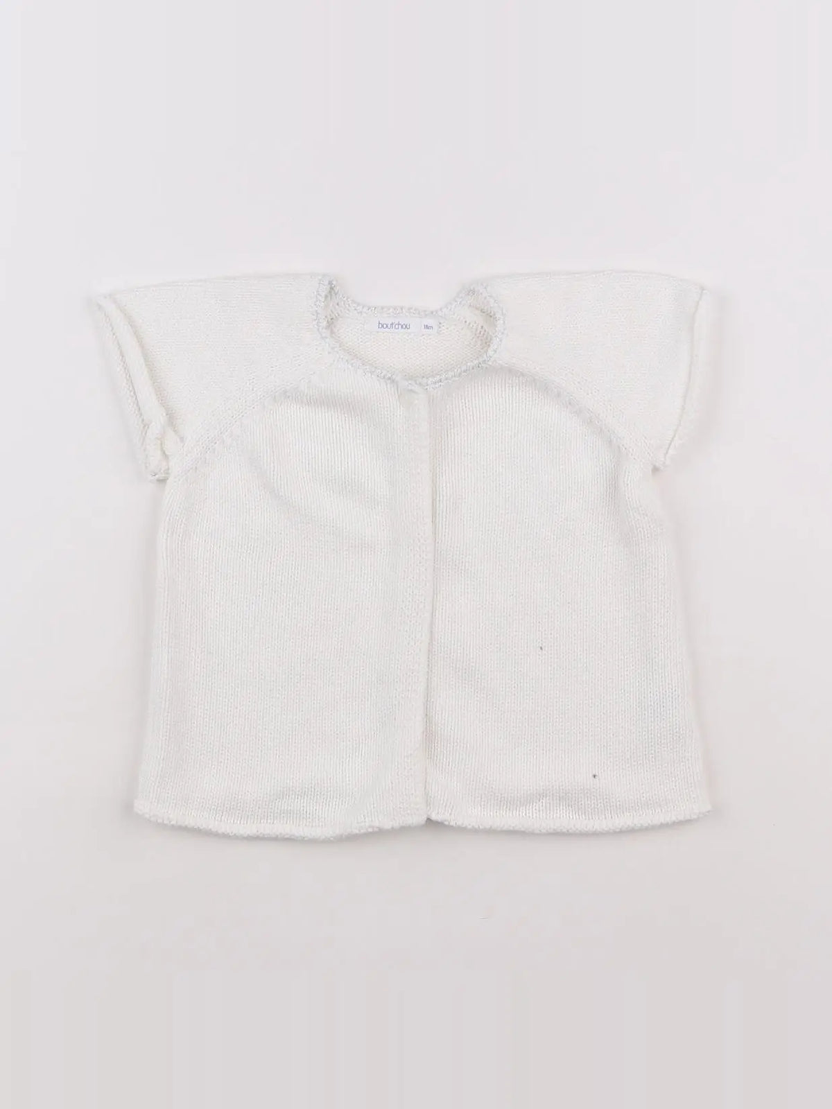 Boutchou - gilet blanc - 18 mois