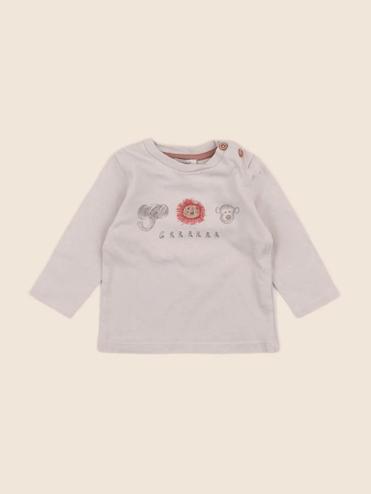 Absorba - tee-shirt beige - 6 mois