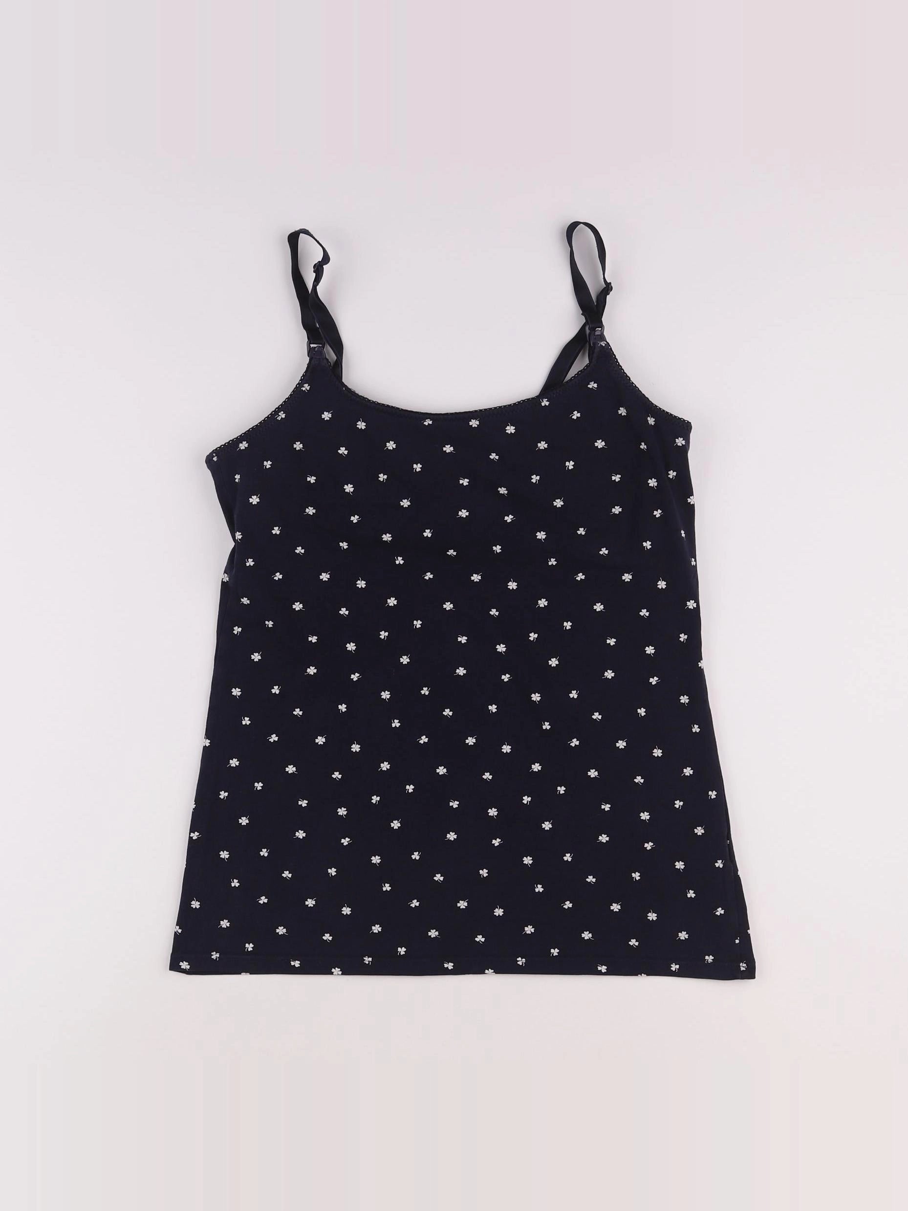 H&M - débardeur bleu - 36