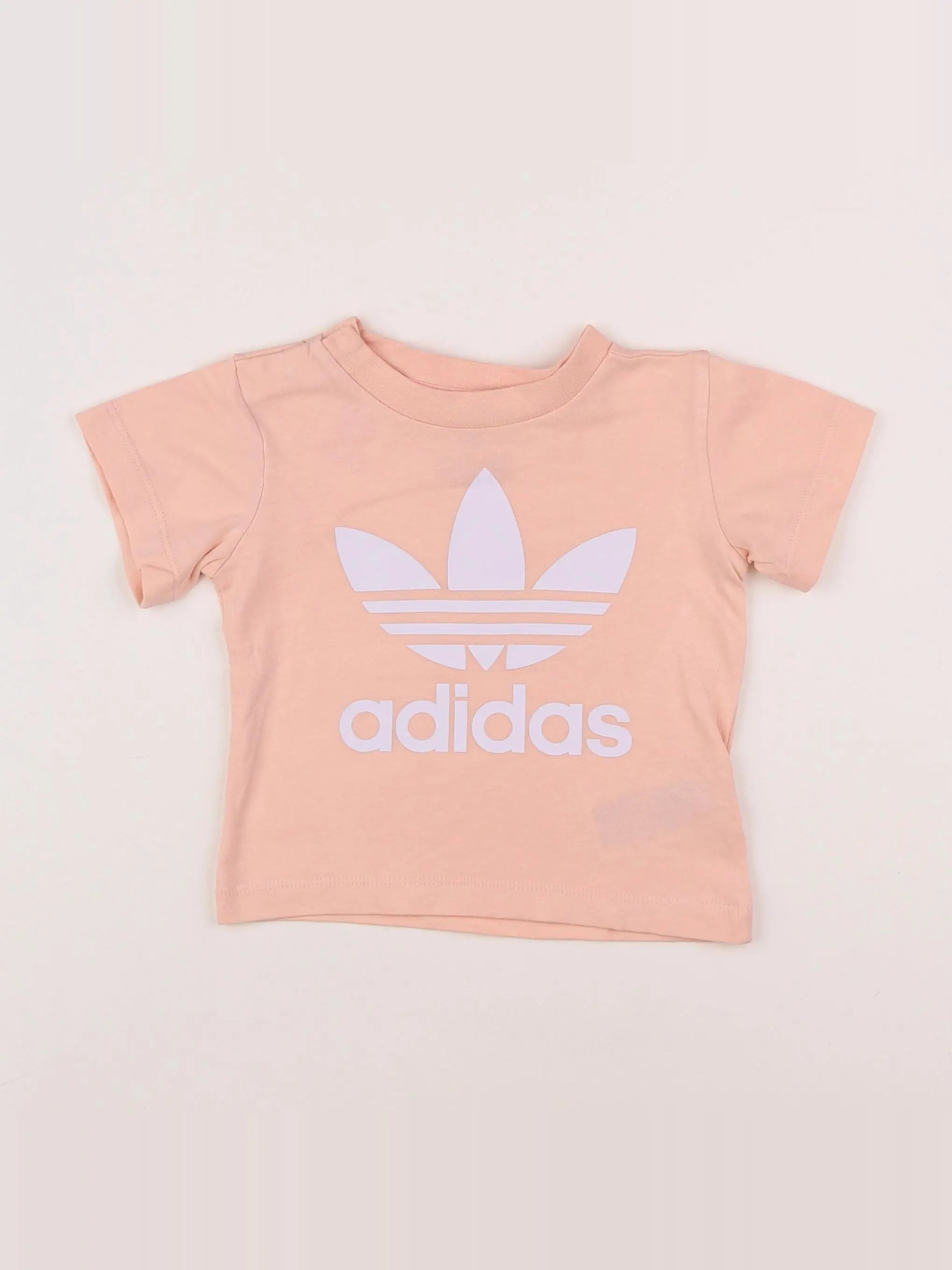 Adidas - tee-shirt rose - 9/12 mois