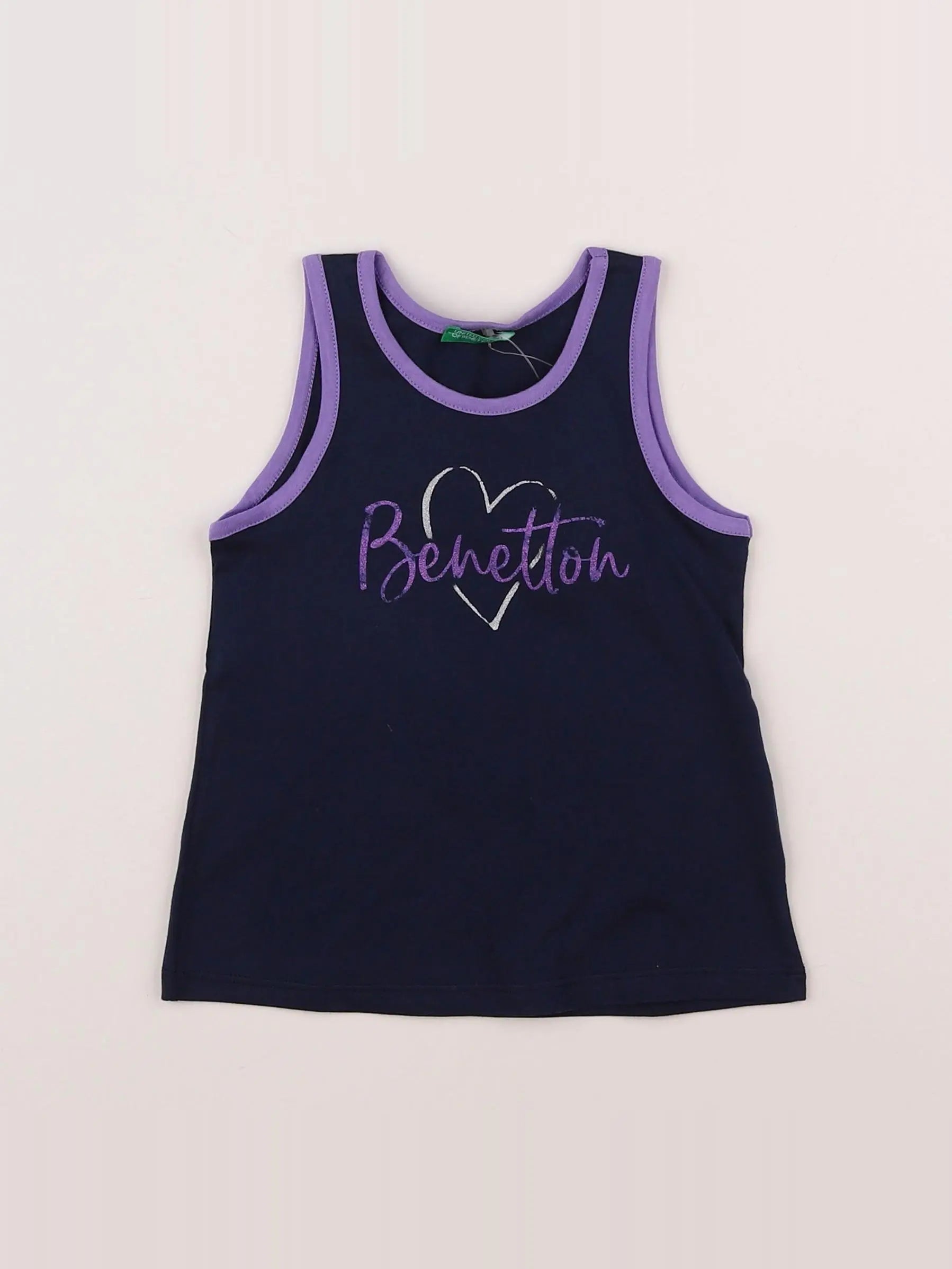 Benetton - robe bleu - 2 ans