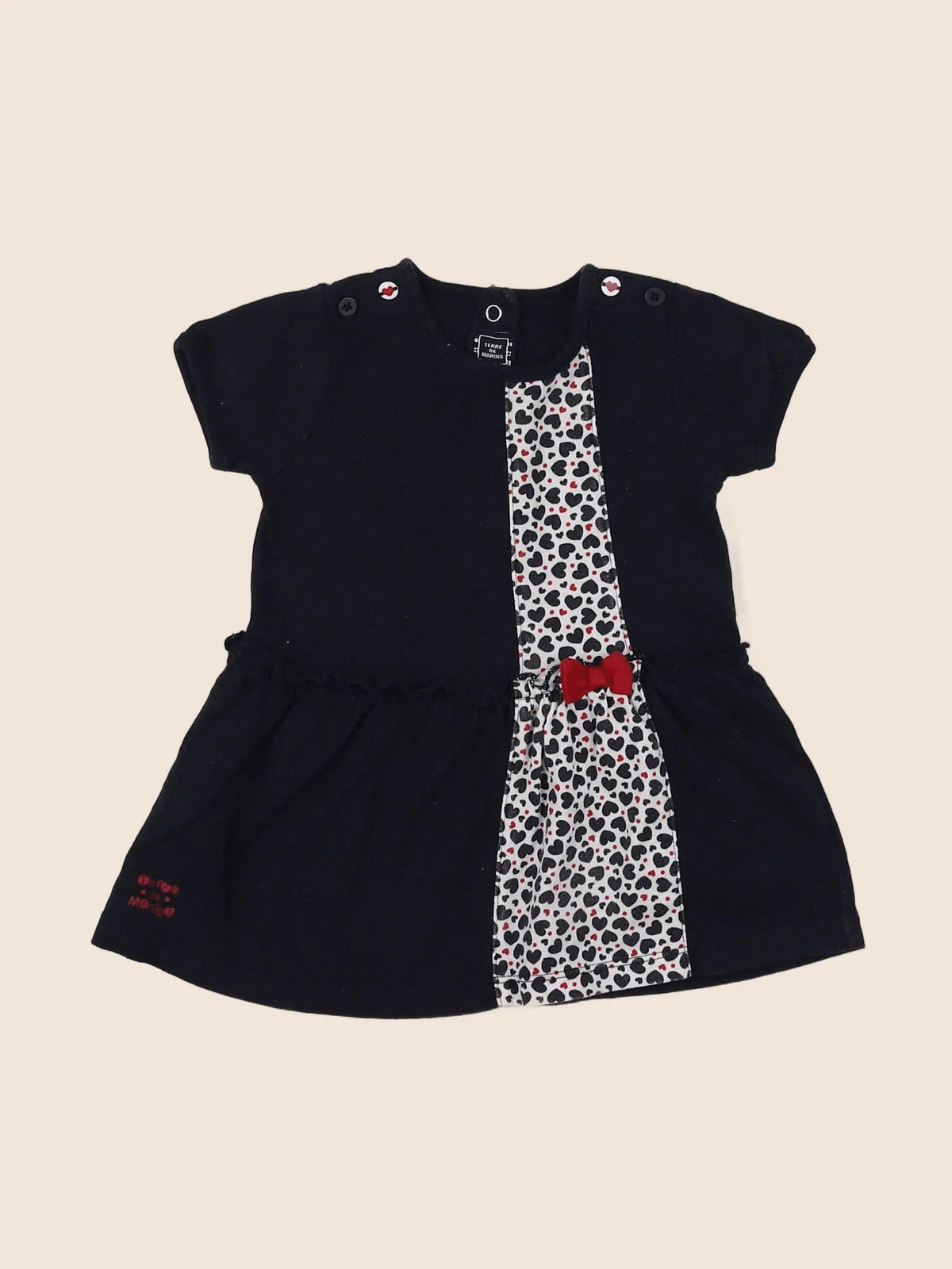 Terre de marins - robe bleu - 12 mois