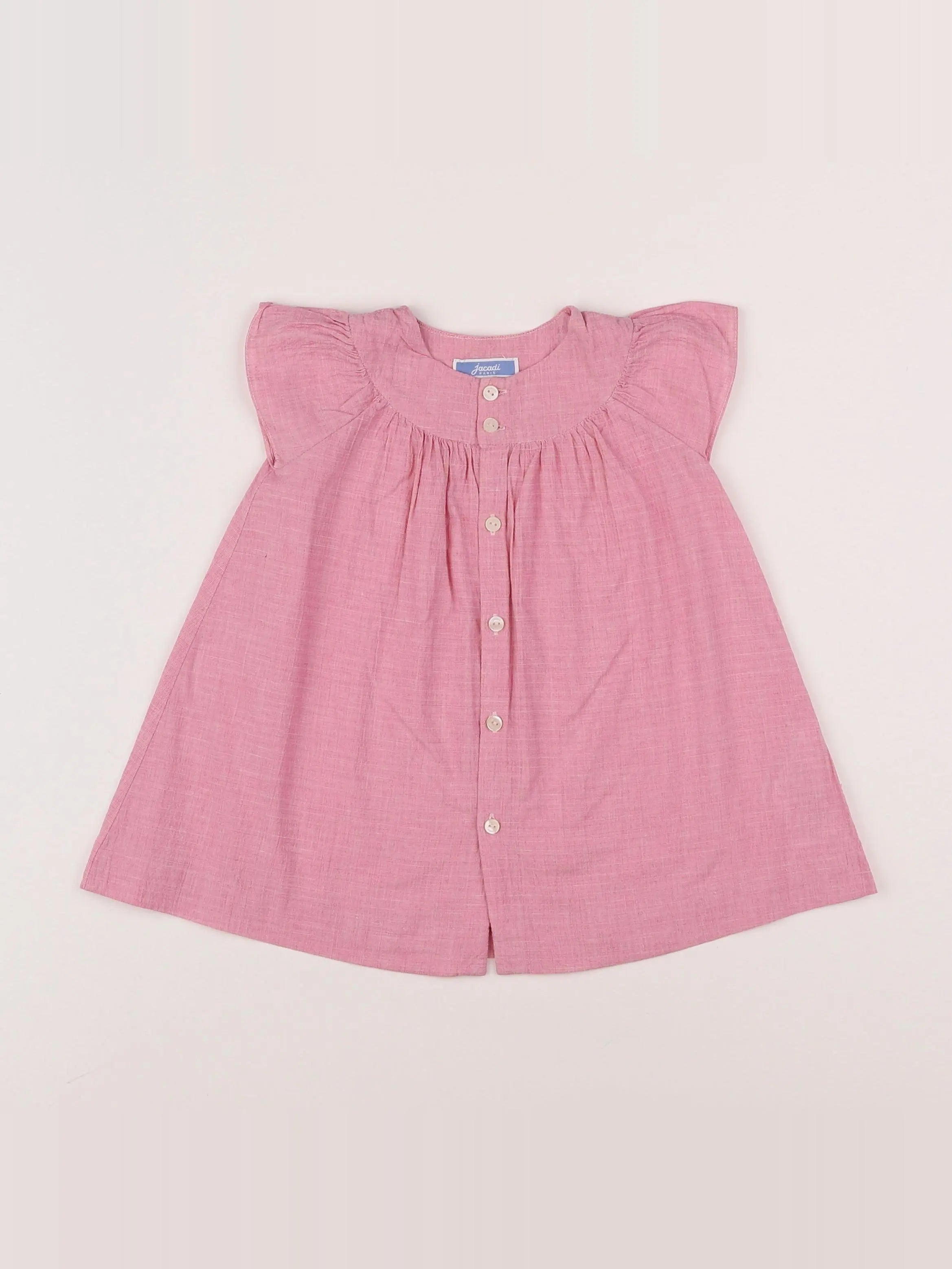 Jacadi - robe rose - 12 mois