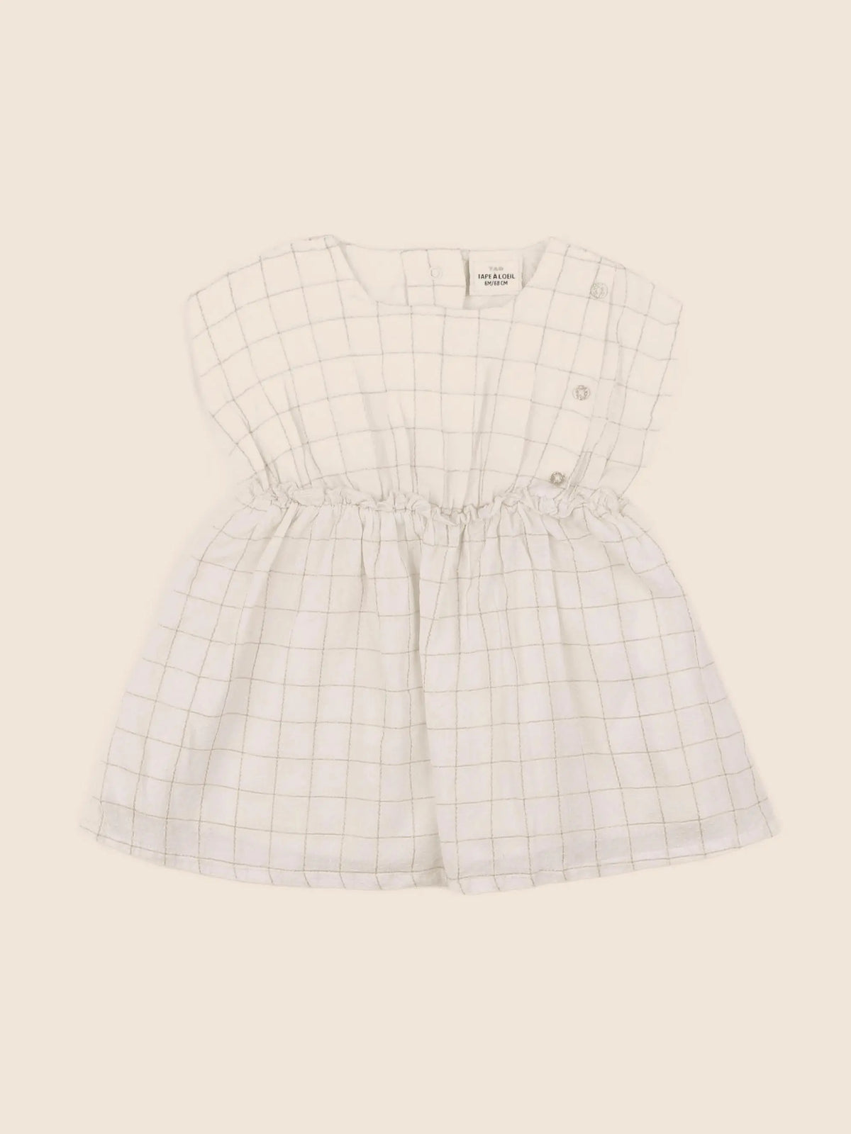 Tape à l'oeil - robe beige - 6 mois