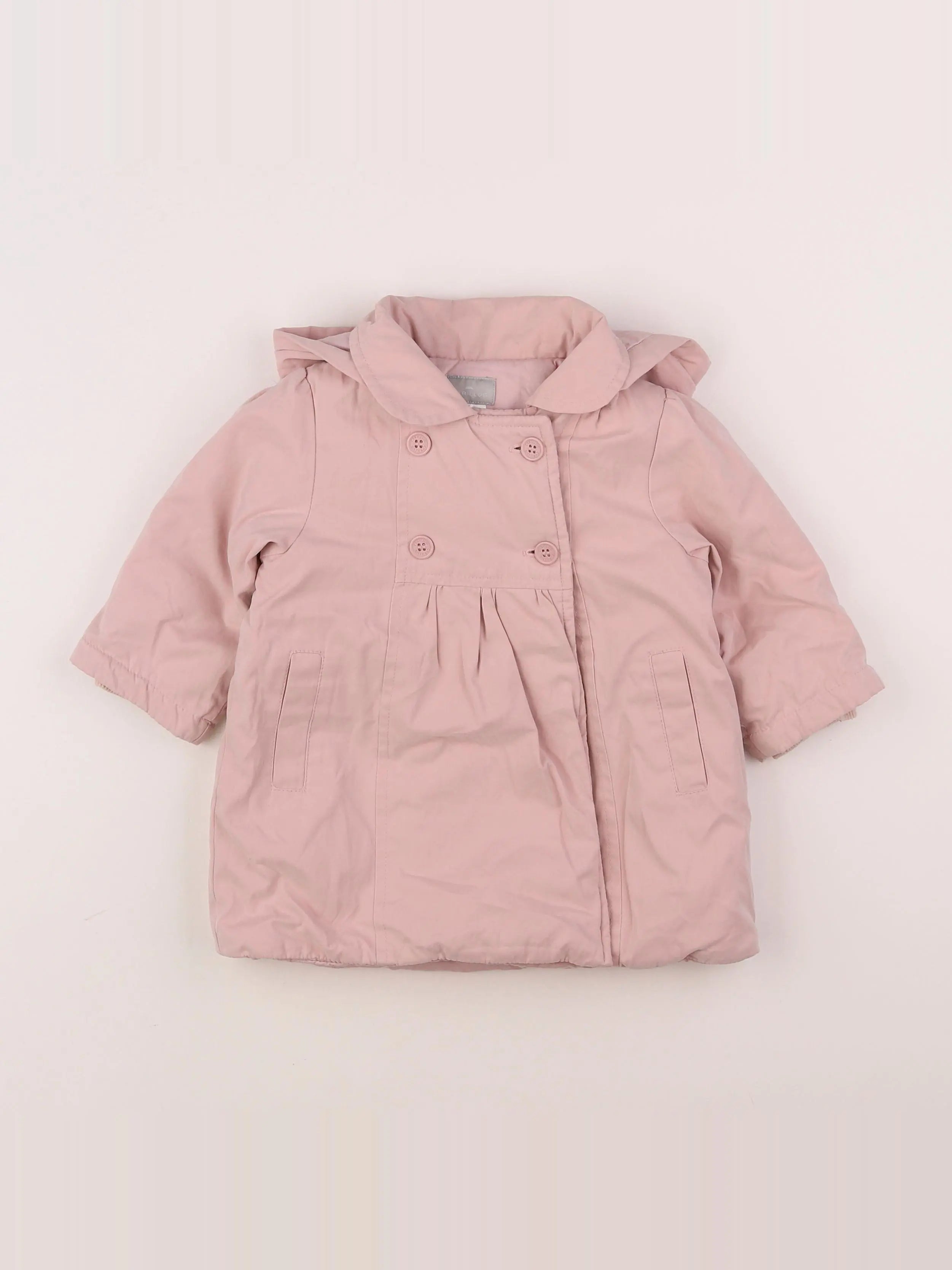 Cyrillus - manteau rose - 6 mois