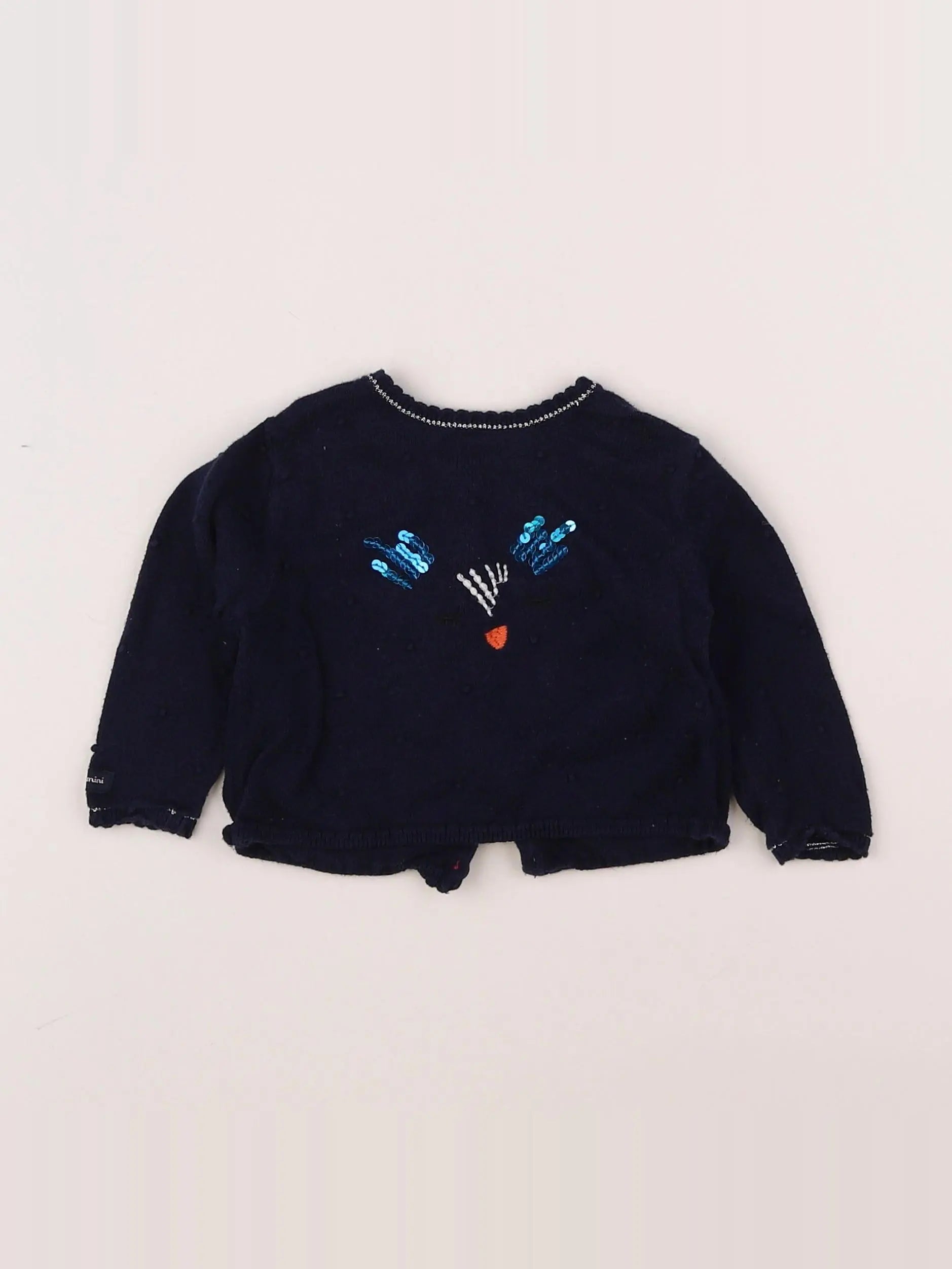 Catimini - gilet bleu - 6 mois