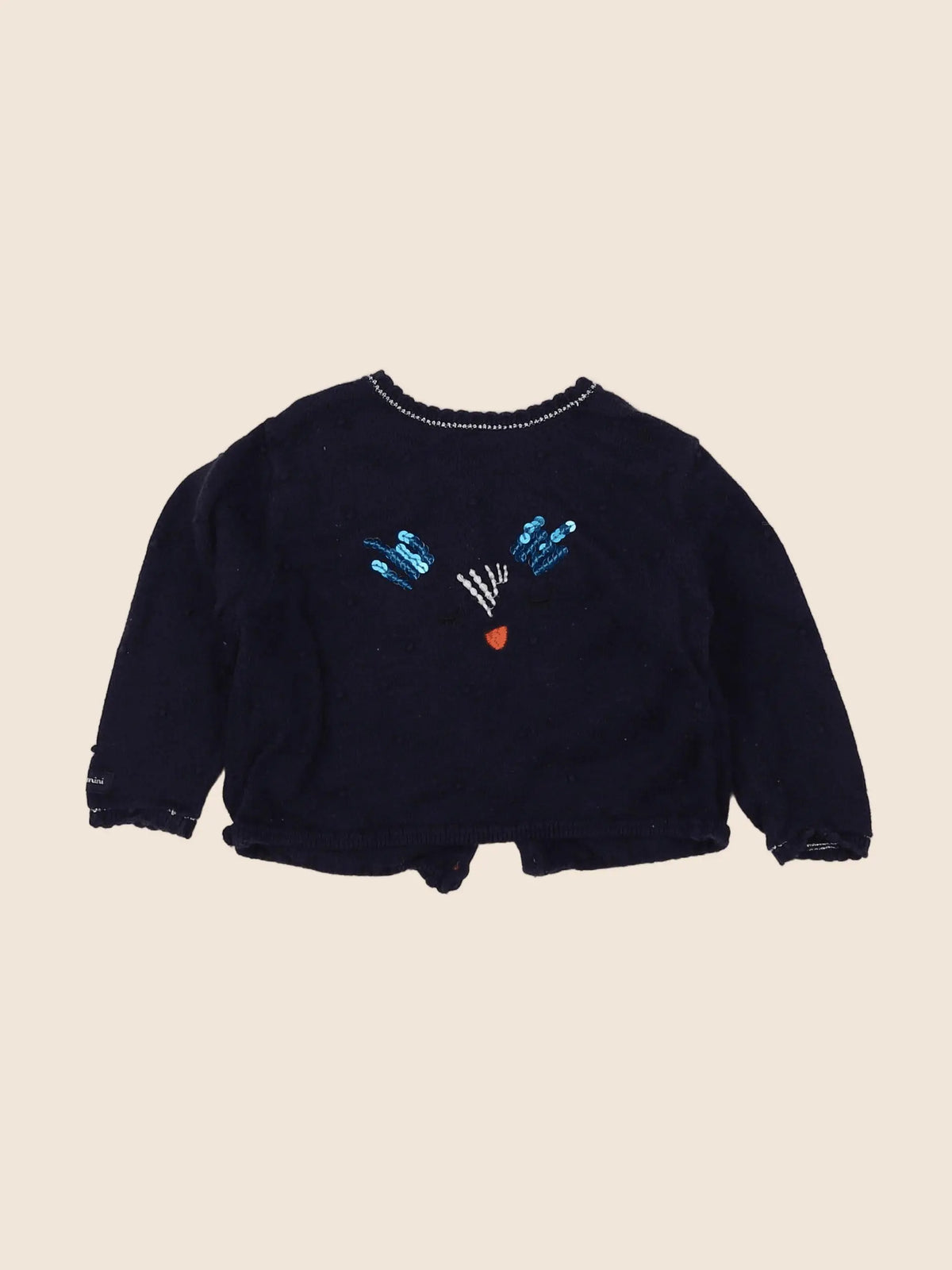 Catimini - gilet bleu - 6 mois
