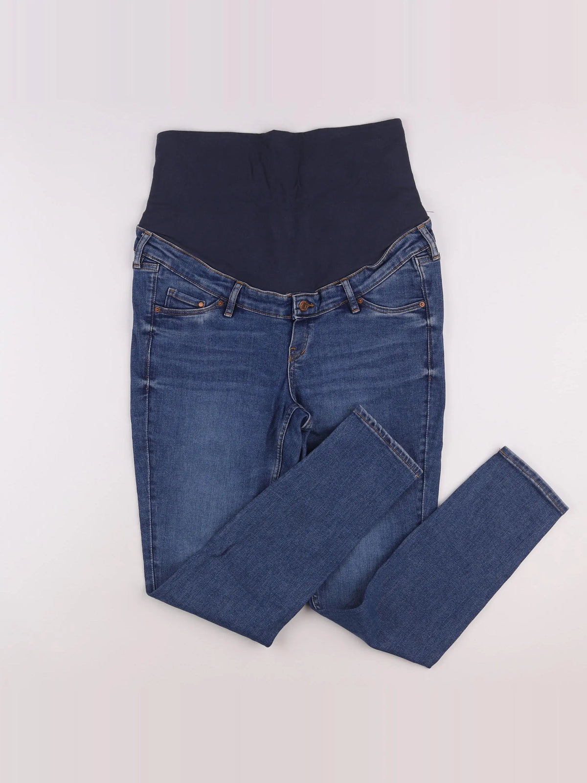 H&M - jean grossesse bleu - 42
