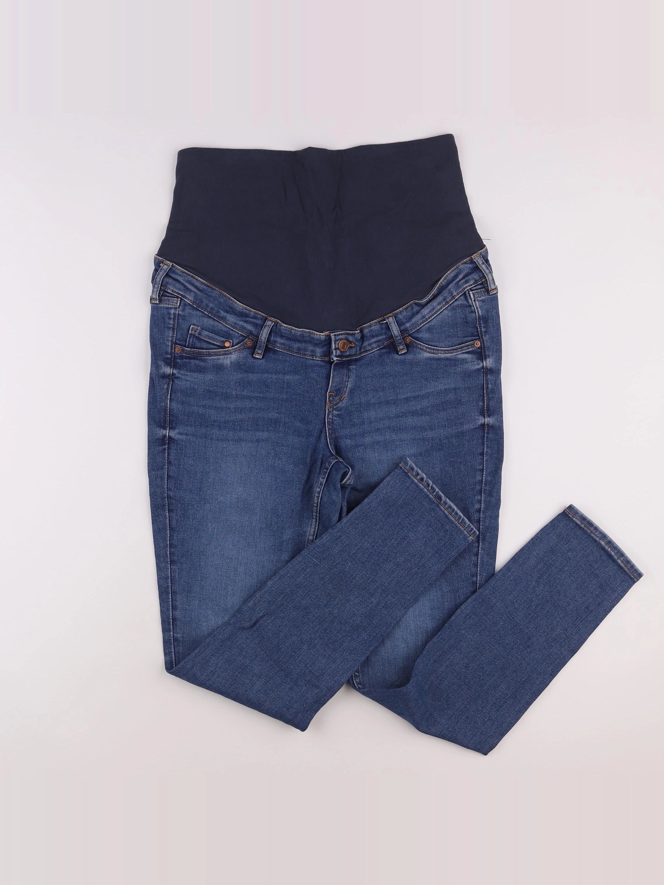 H&M - jean grossesse bleu - 42