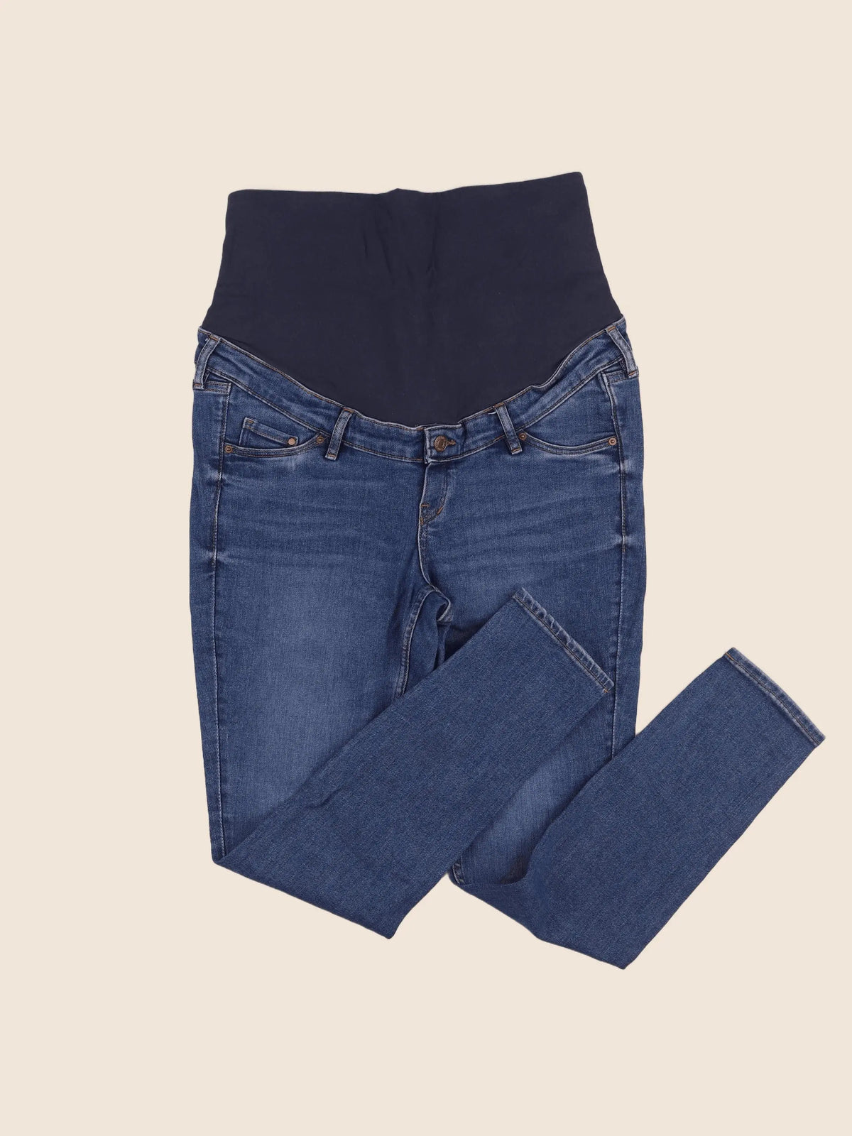 H&M - jean grossesse bleu - 42