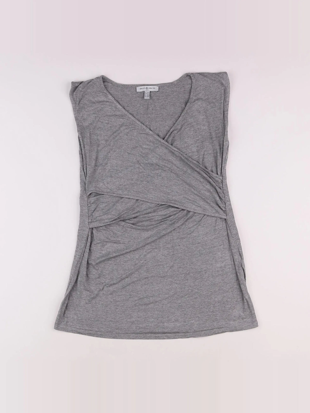 Envie de fraise - tee-shirt gris - 40 à 42