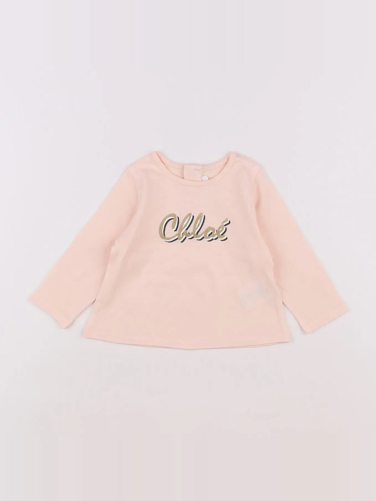 Chloé - tee-shirt rose - 6 mois