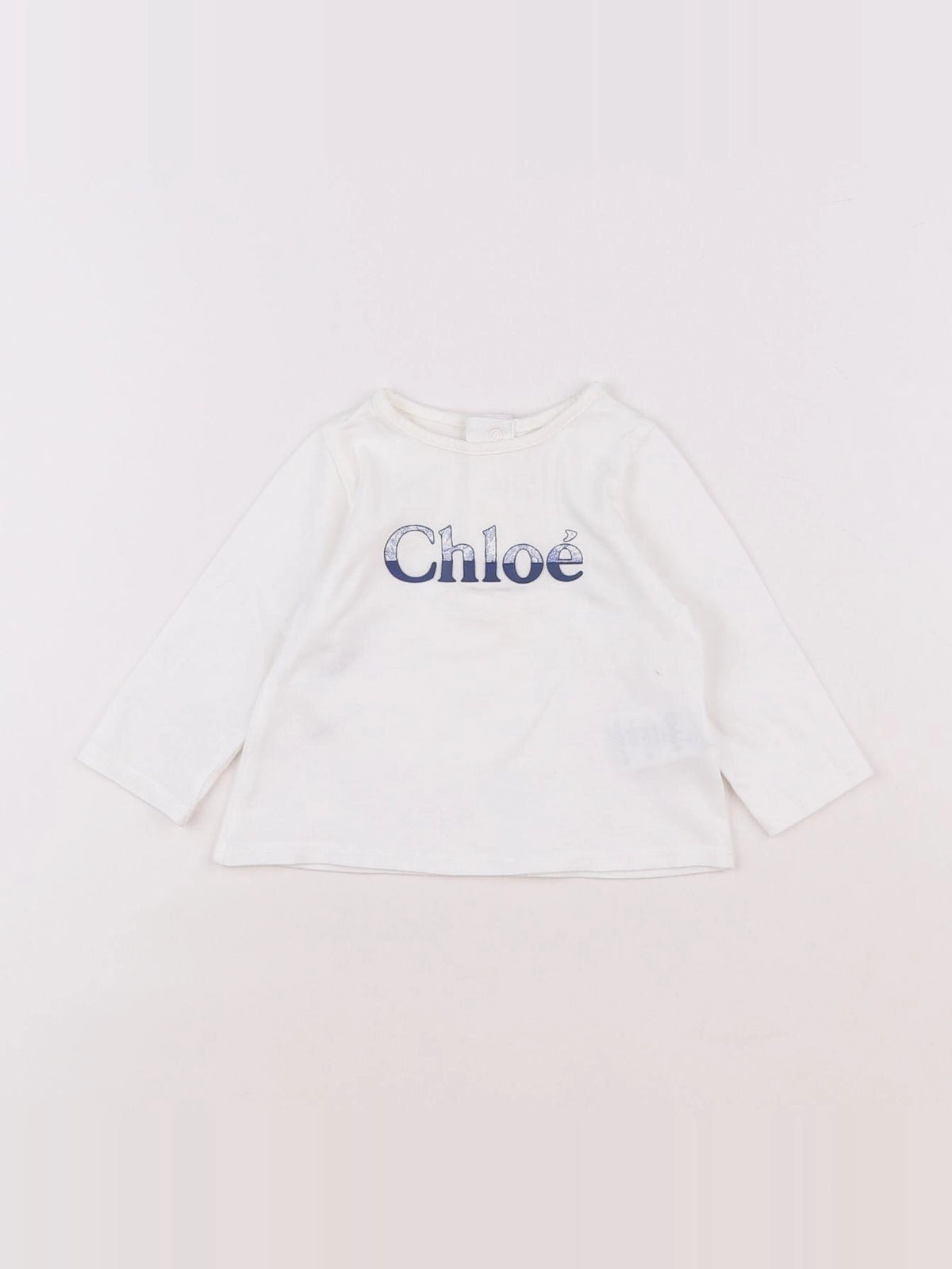 Chloé - tee-shirt blanc - 6 mois
