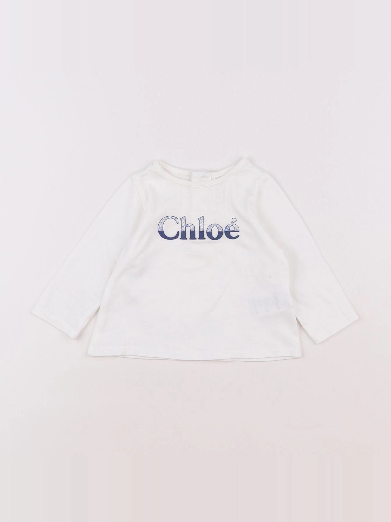 Chloé - tee-shirt blanc - 6 mois