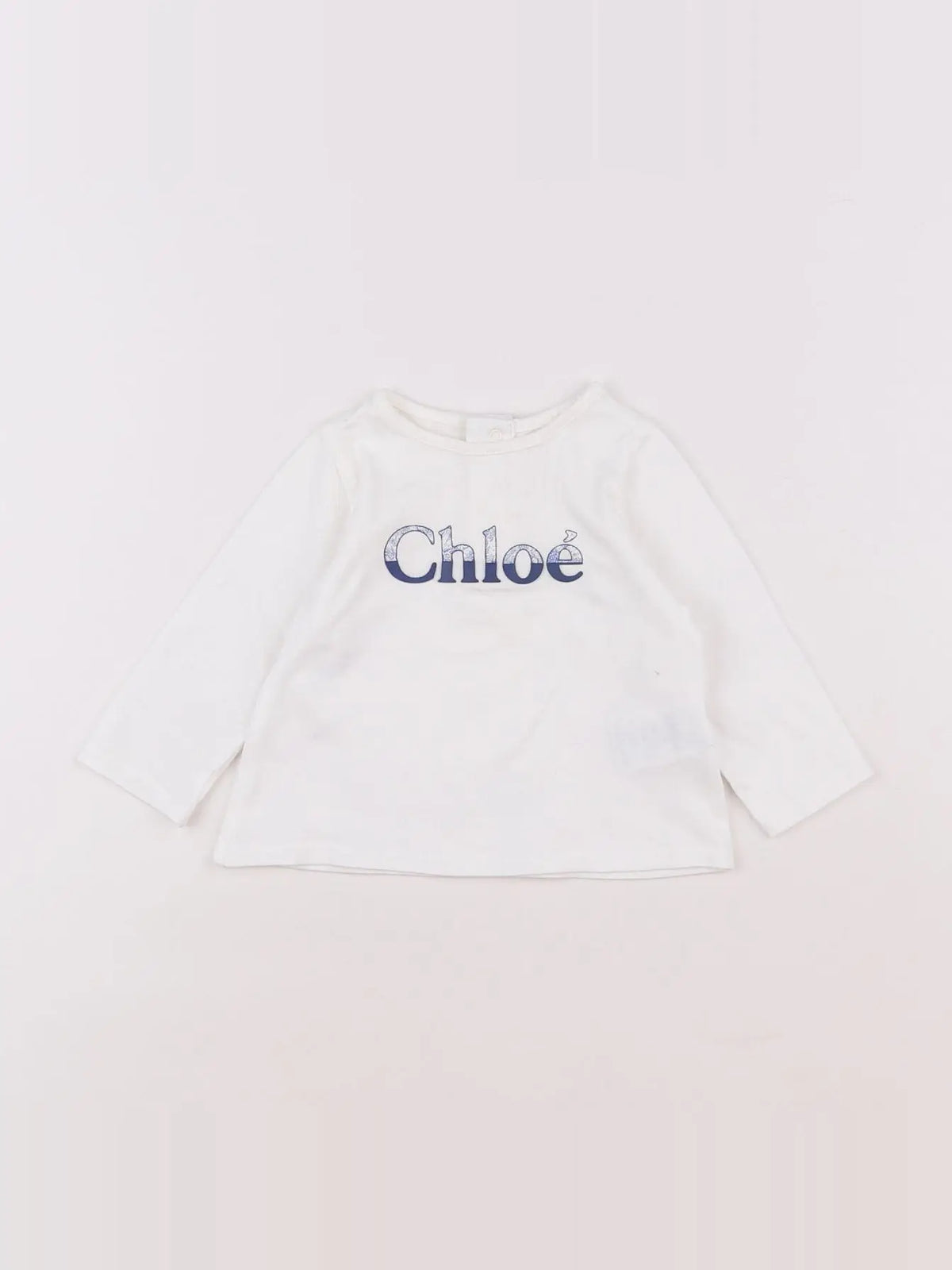 Chloé - tee-shirt blanc - 6 mois