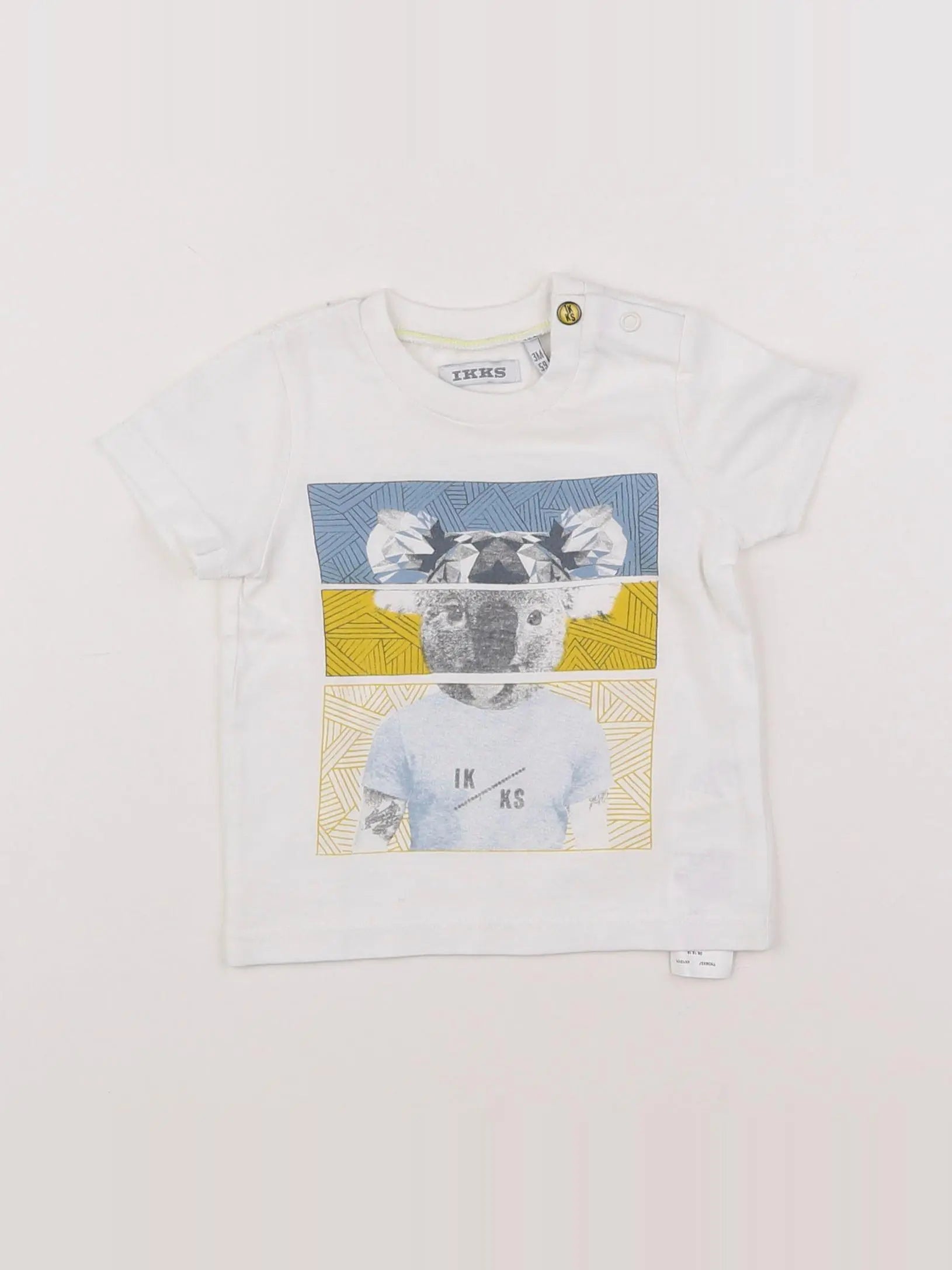 IKKS - tee-shirt blanc - 3 mois
