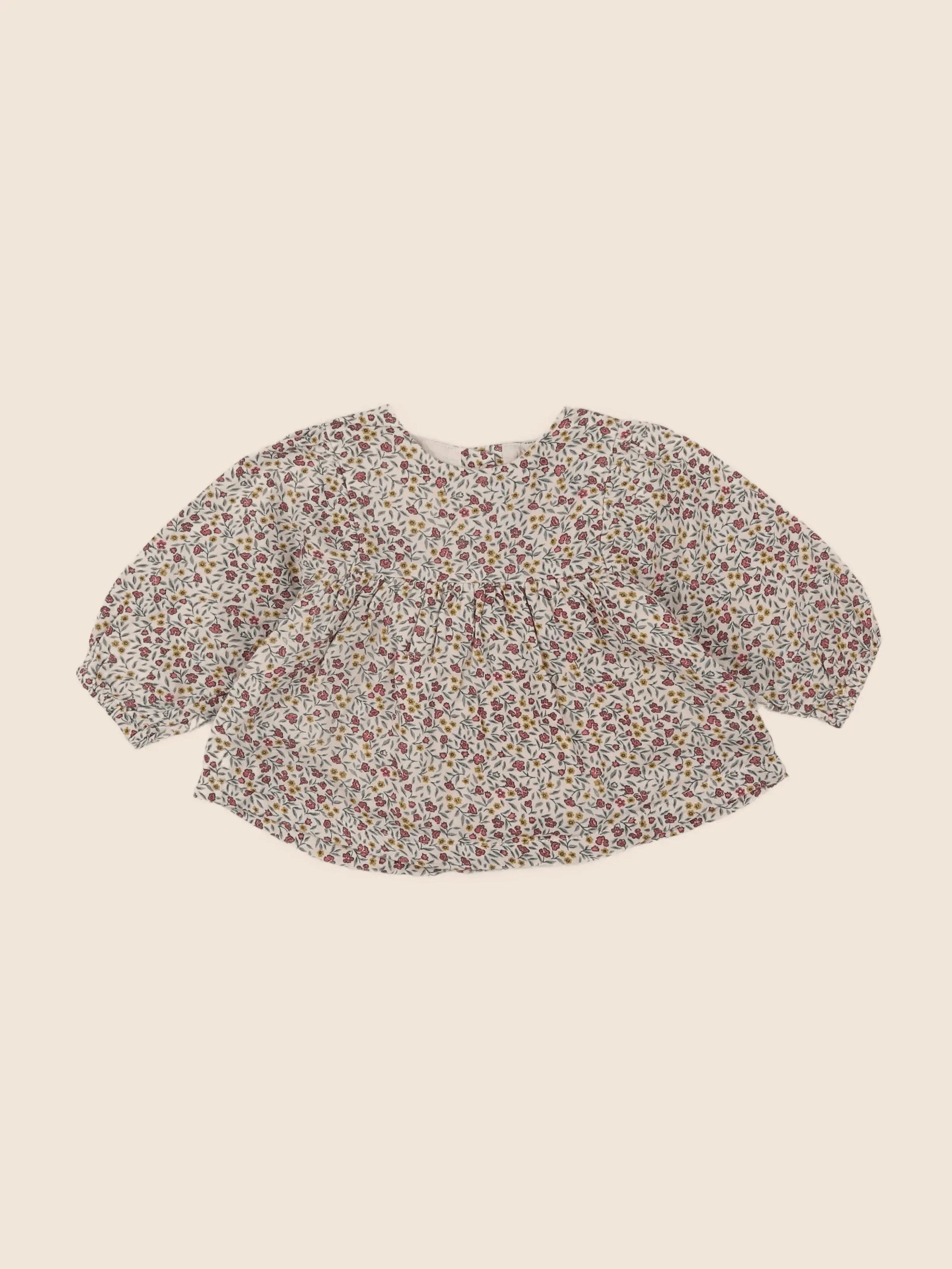 Vertbaudet - blouse jaune - 6 mois