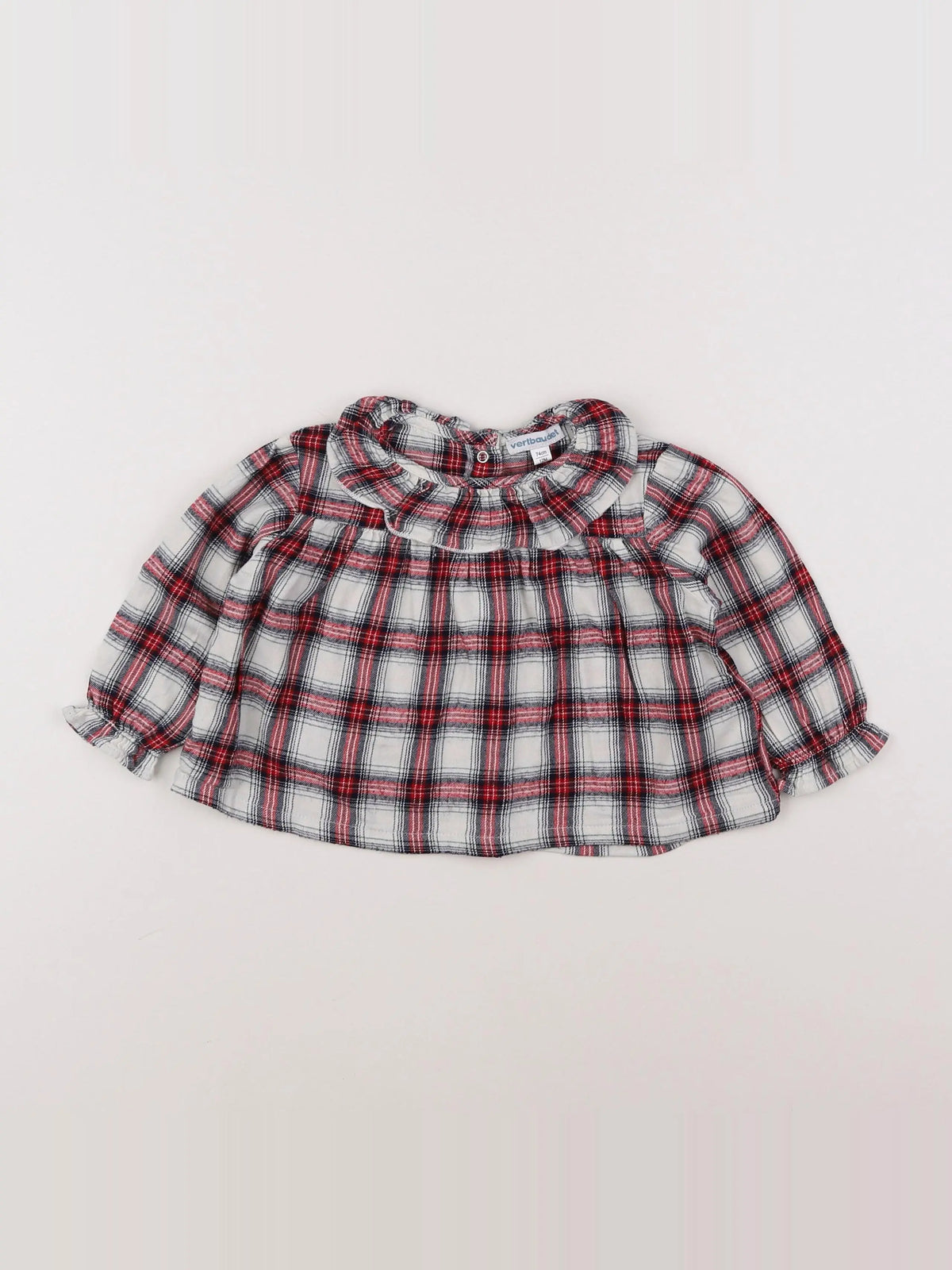 Vertbaudet - blouse blanc - 12 mois