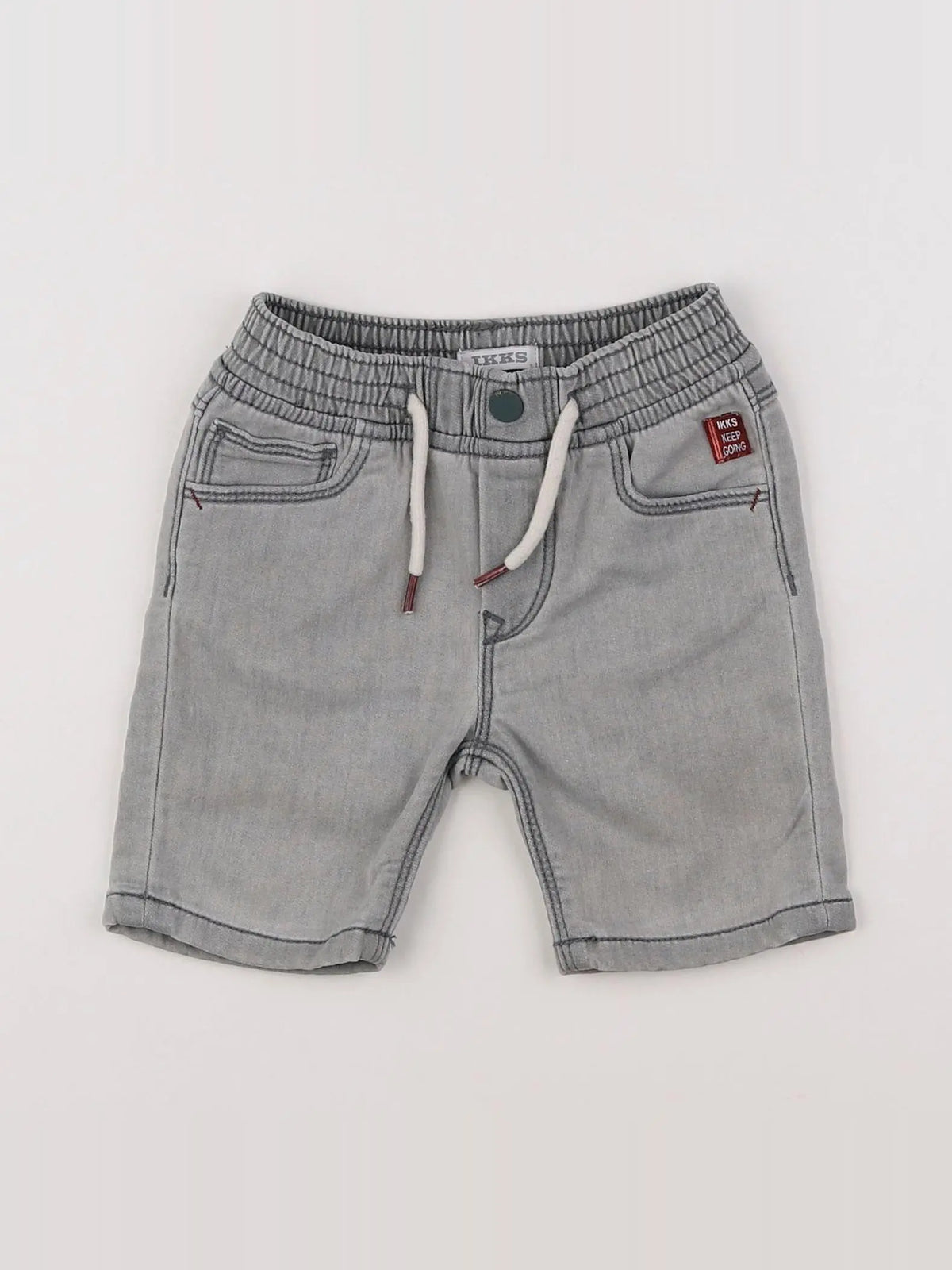 IKKS - short gris - 12 mois
