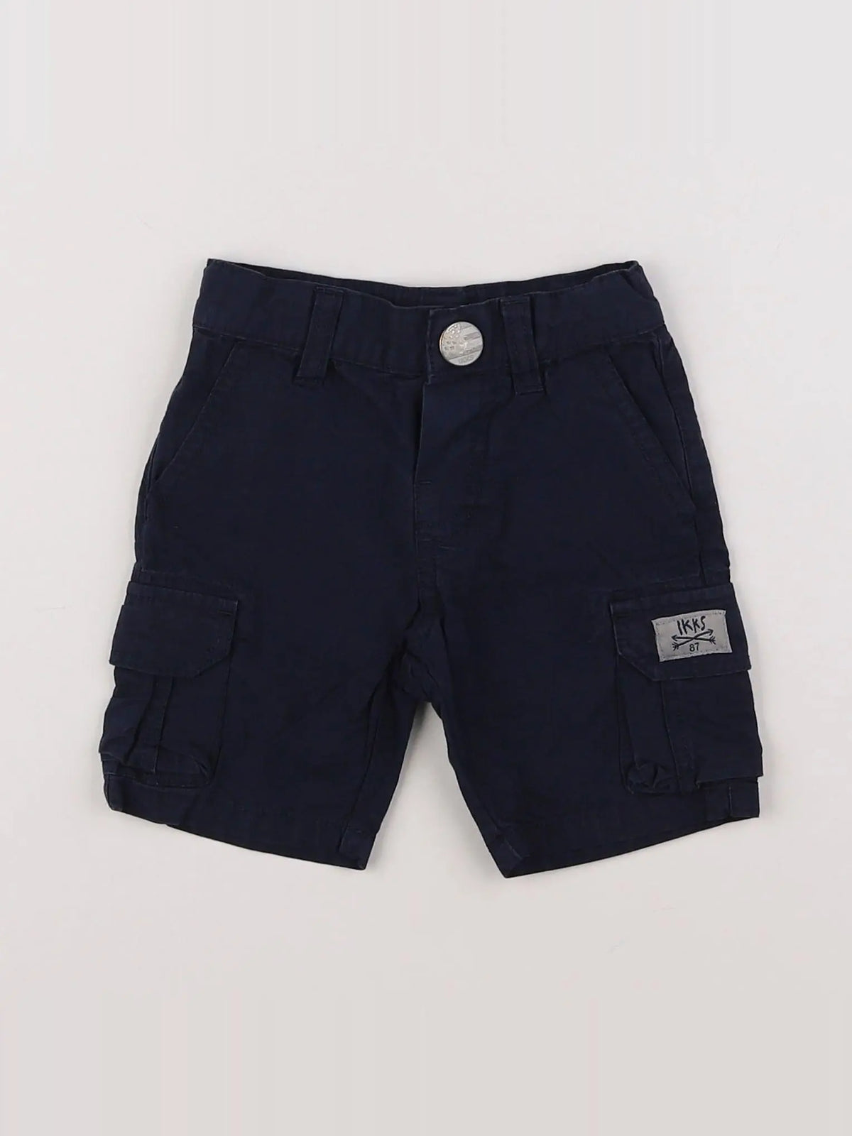 IKKS - short bleu - 6 mois